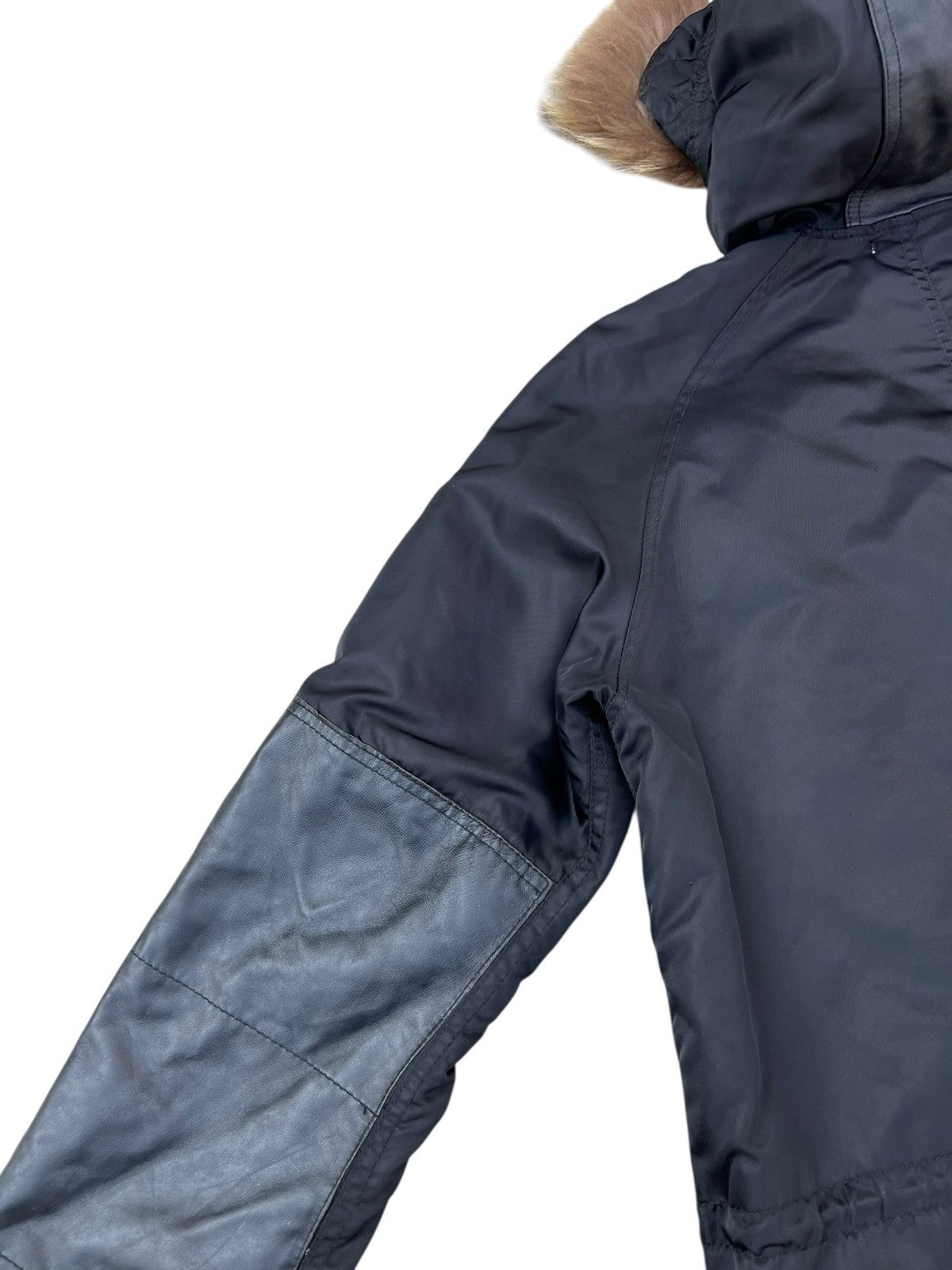 Le Grande Bleu (L.G.B.) HOUSTON N3B Style Racoon Fur Hybrid Lambhide Parka Jacket Size US M / EU 48-50 / 2 - 21 Thumbnail