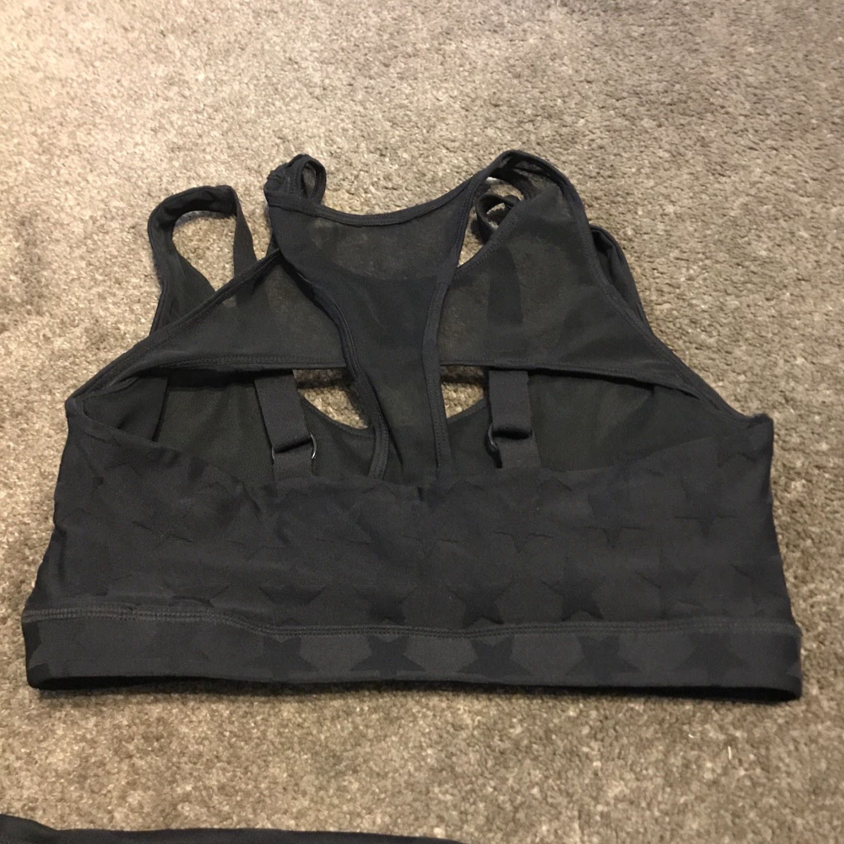 Vintage Mono B Blck Star Leggings Active Size Large Bra Medium Size 36" / US 14 / IT 50 - 4 Thumbnail