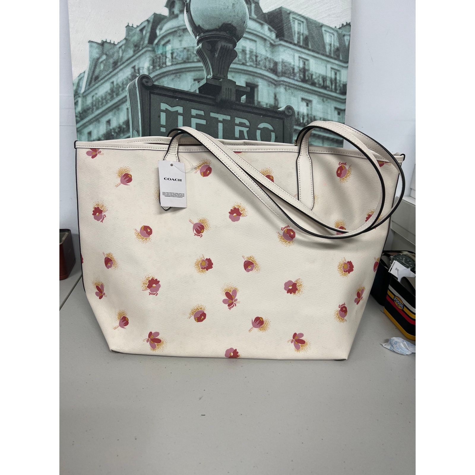 Coach Coach C6431 Pop Floral City Tote Size ONE SIZE - 2 Thumbnail