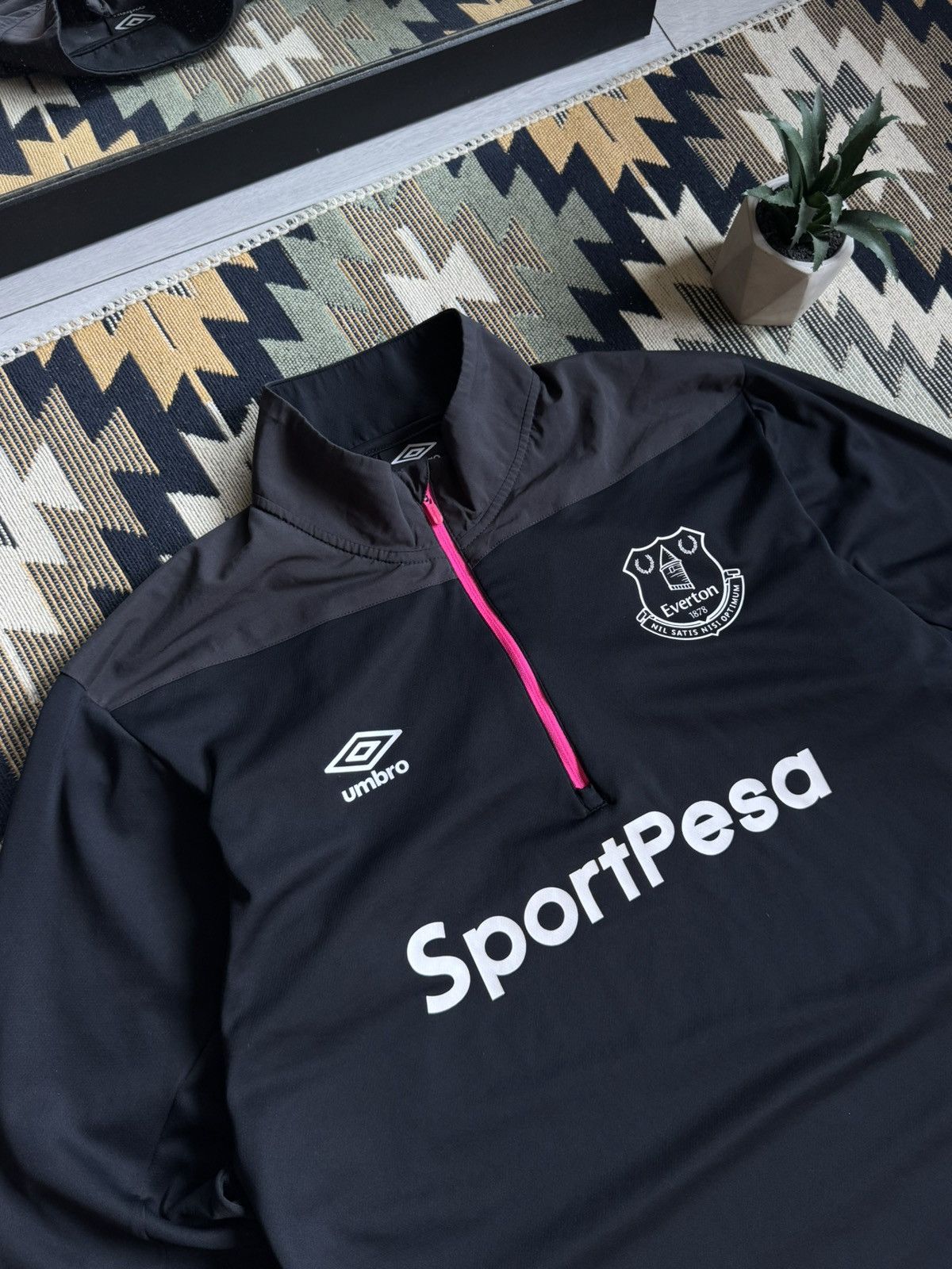 Umbro Umbro Everton 1/3 Zip Training Soccer Longsleve Size US XL / EU 56 / 4 - 4 Thumbnail