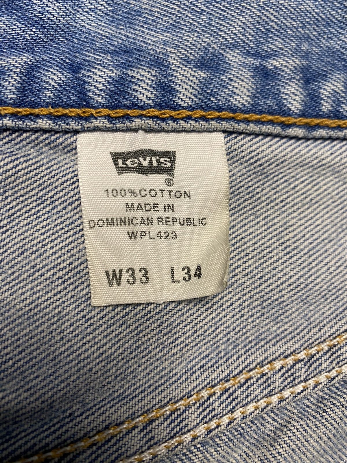 Vintage Levis 501 Size US 33 - 14 Thumbnail