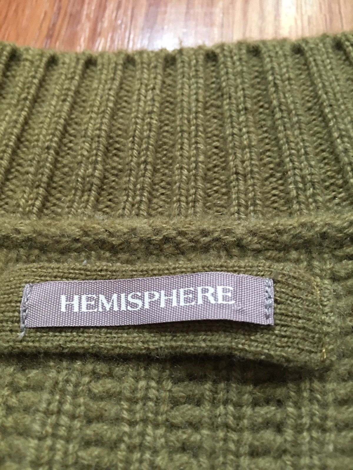 Designer HEMISPHERE Wool Cashmere Sweater Cardigan Size XS Size XS / US 0-2 / IT 36-38 - 8 Thumbnail