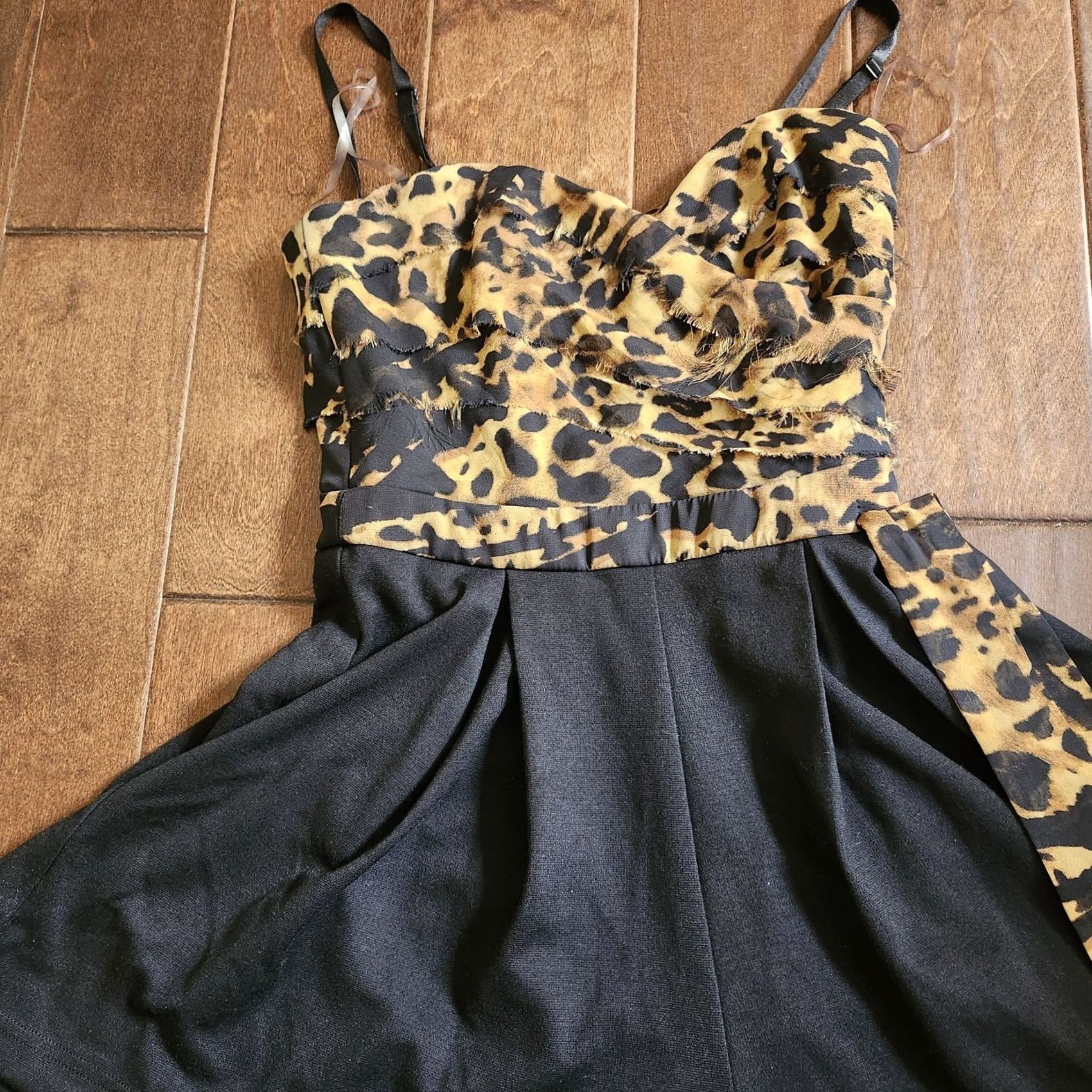 XOXO XOXO Romper - Leopard Print - Juniors - Sleeveless - Zip - Multicolor - 1/2 - One-Piece - Casual/Travel/Party - Teens Women s Womens Size 25" / US 0 / IT 36 - 6 Thumbnail