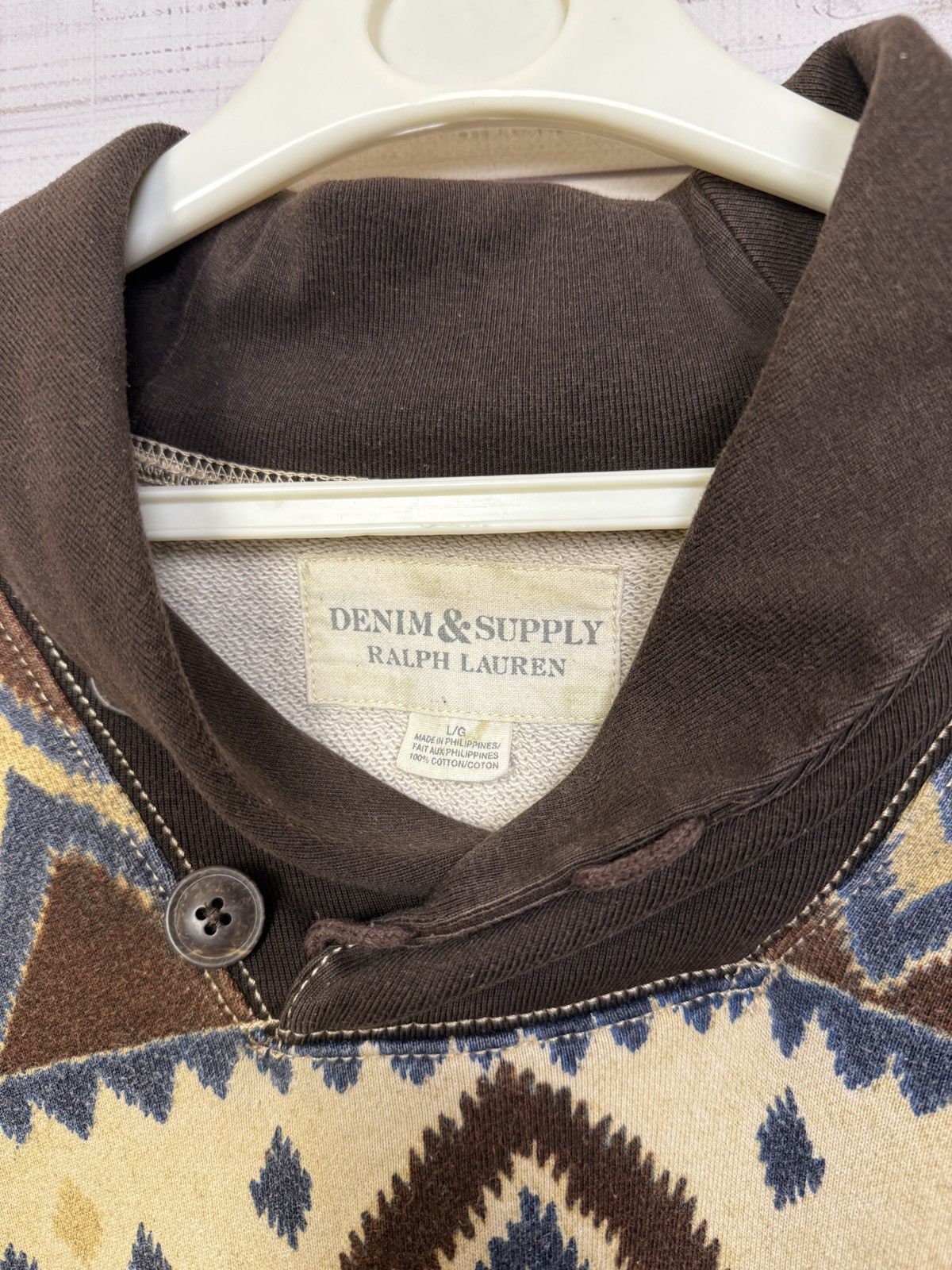 Denim & Supply Ralph Lauren Denim & Supply Ralph Lauren Western Sweatshirt 00s Y2K Size US L / EU 52-54 / 3 - 12 Thumbnail