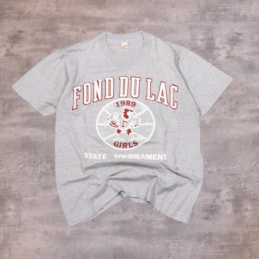 Vintage True Vintage 1989 Fond Du Lac Collegiate University T-Shirt Size US M / EU 48-50 / 2 - 1 Thumbnail