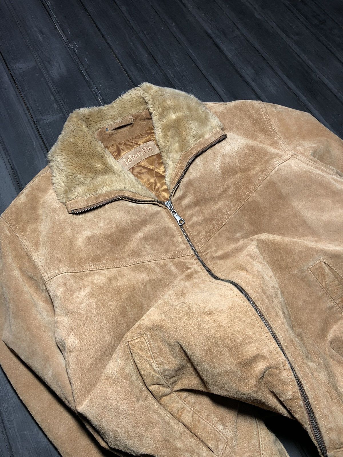 Hysteric Glamour Vintage Balenciaga Style Fur Hood Real Leather Jacket 90s Size US L / EU 52-54 / 3 - 3 Thumbnail