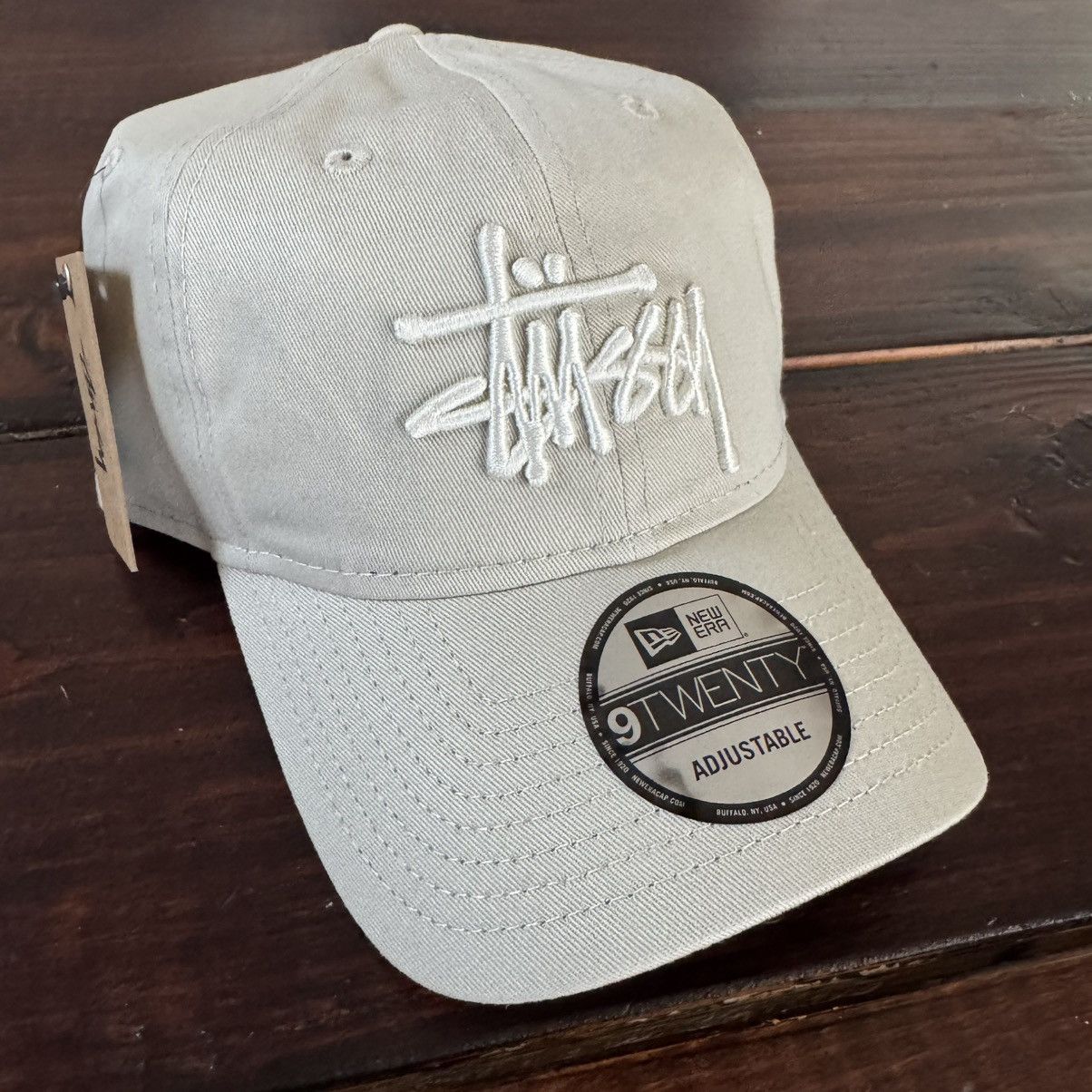 Stussy Stussy New Era 9Twenty Basic Strapback Stone Size ONE SIZE - 1 Thumbnail