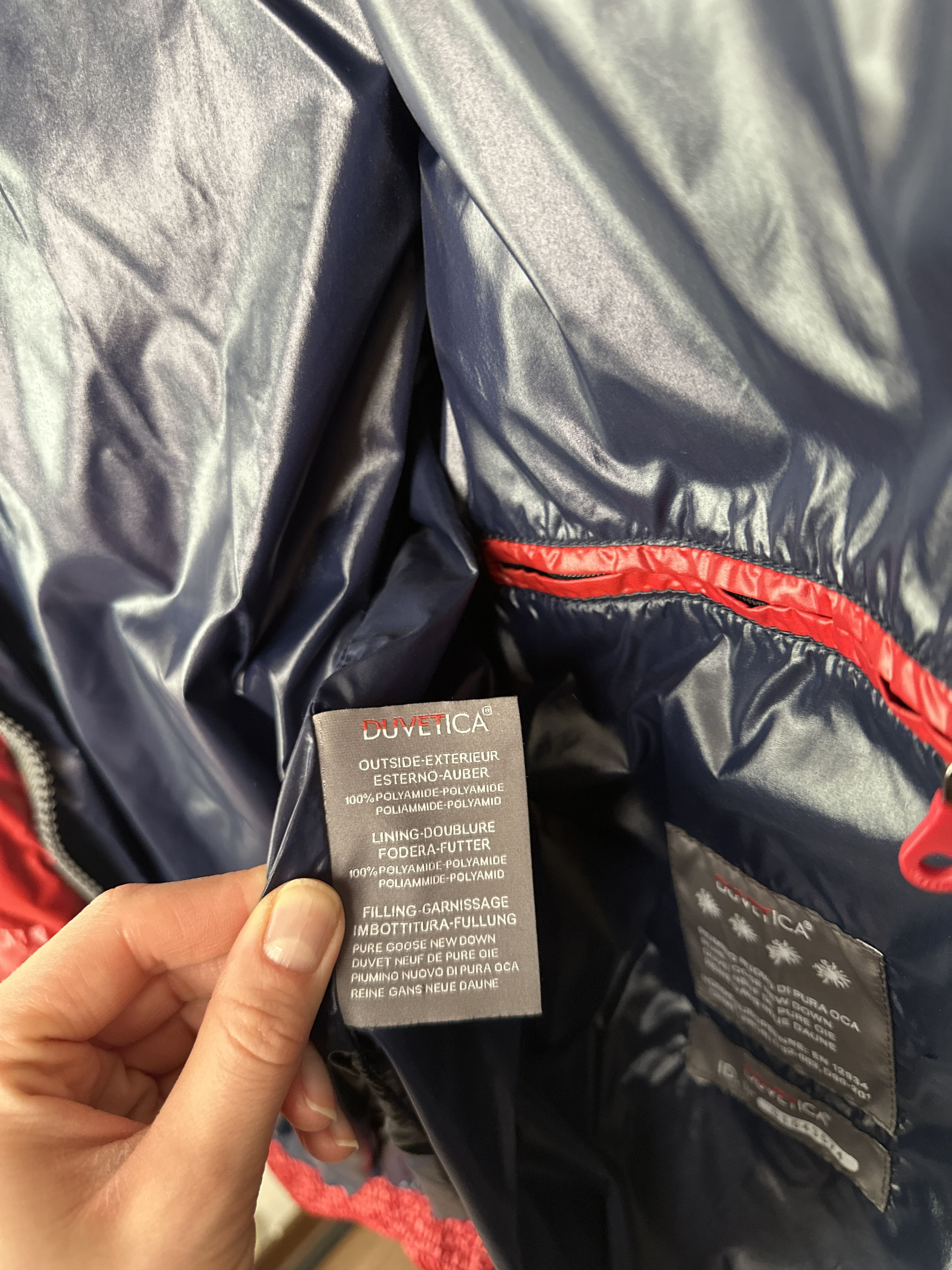 Duvetica DUVETICA Womens Red Full Zip Hooded Down Puffer Jacket Size US L / EU 52-54 / 3 - 10 Thumbnail