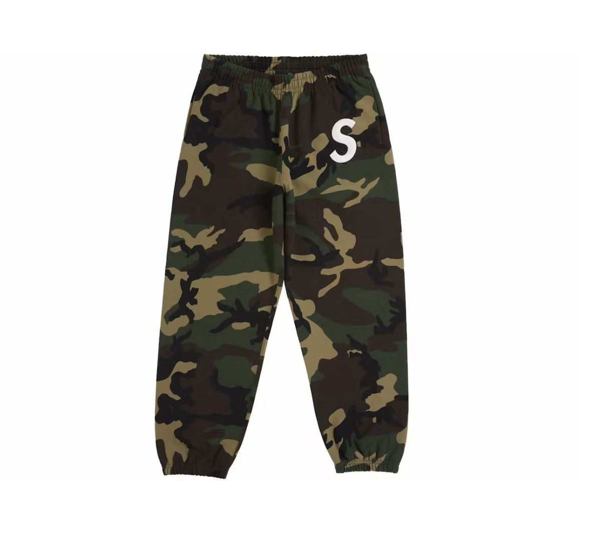 Supreme Supreme s logo sweatpants camo small Size US 30 / EU 46 - 1 Thumbnail