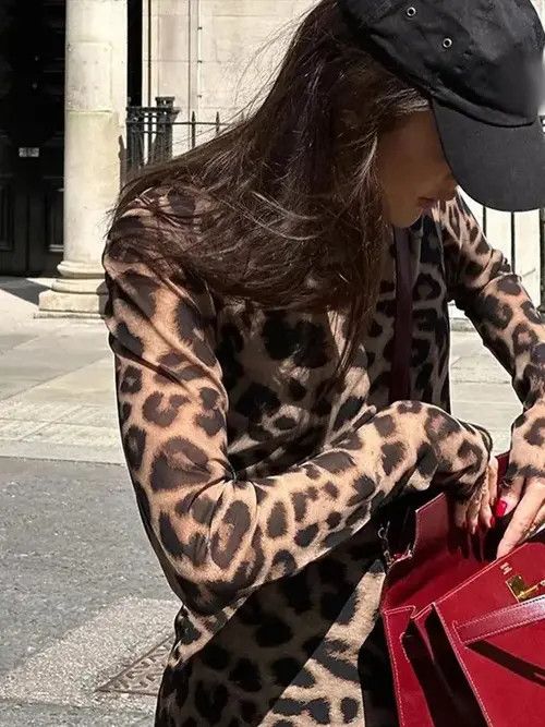 Designer Leopard Print Mini Women Dress y2k Size S / US 4 / IT 40 - 4 Thumbnail