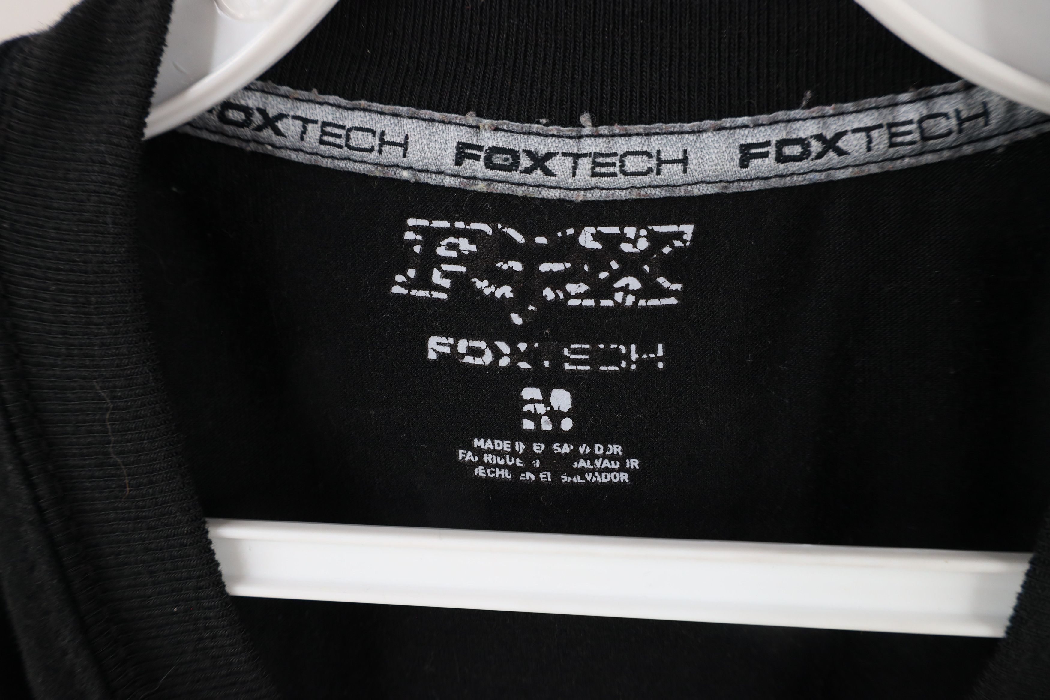 Fox Racing × Vintage Vintage Fox Racing Spell Out Big Logo T-Shirt Black Size US M / EU 48-50 / 2 - 9 Thumbnail