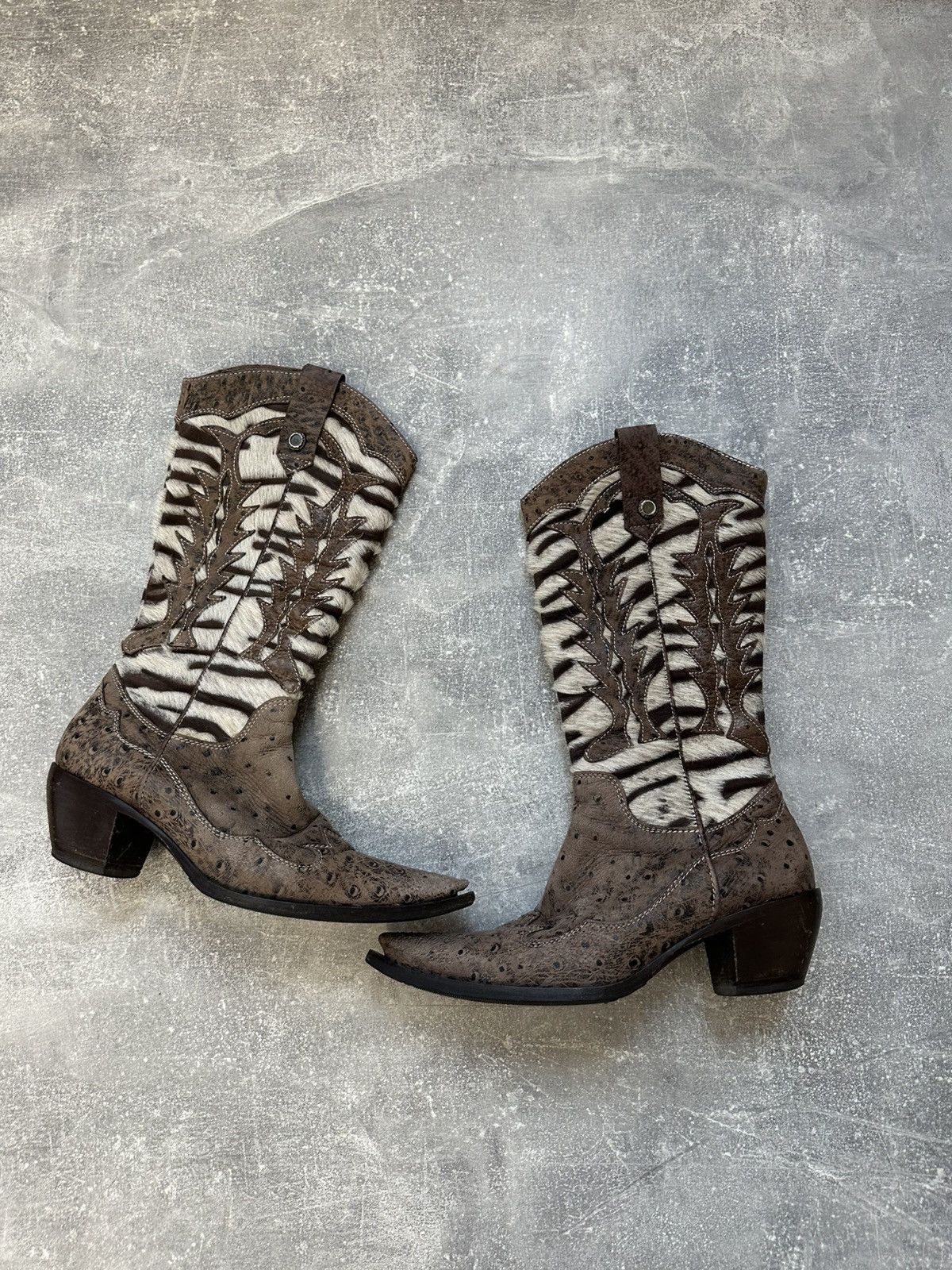 Vintage Vintage Leather Cowboy Boots Size US 6.5 / IT 36.5 - 3 Thumbnail