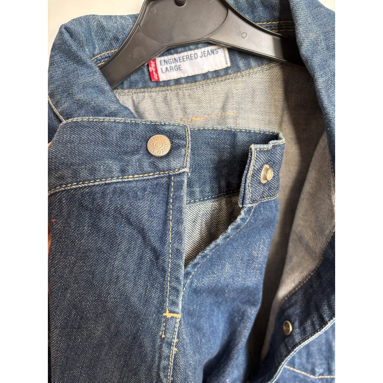 Levi's × Levi's Vintage Clothing × Vintage Levi's Engineered Jeans Red Tab Jacket Large Y2K Vintage Size US L / EU 52-54 / 3 - 5 Thumbnail