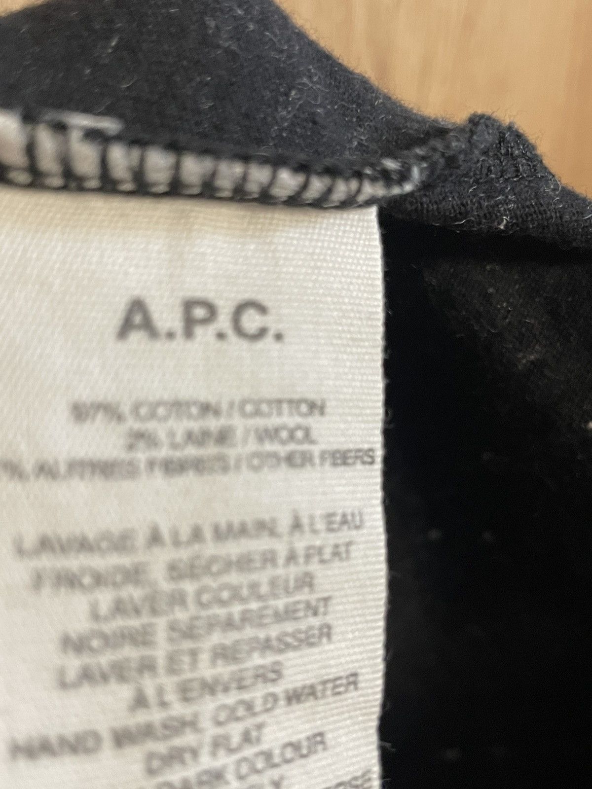 A.P.C. A.P.C France vintage style archive tee Size US M / EU 48-50 / 2 - 4 Thumbnail