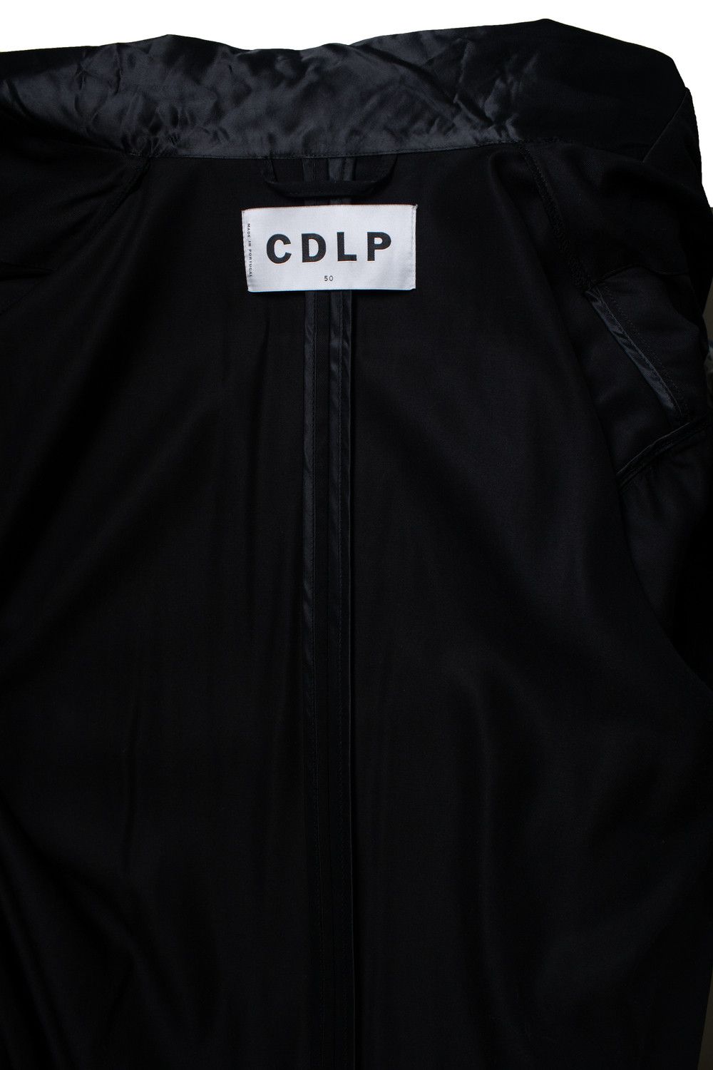 CDLP CDLP, Black silk long wrap robe Size US L / EU 52-54 / 3 - 6 Thumbnail