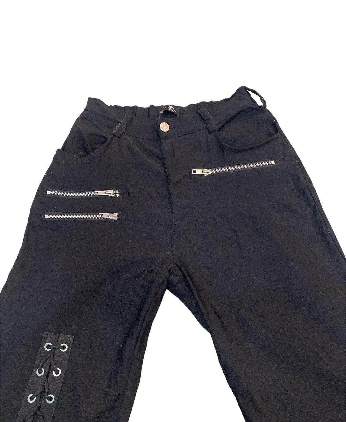 If Six Was Nine NieR Clothing Punk Stretchable Bondage Pant Size US 29 - 5 Thumbnail