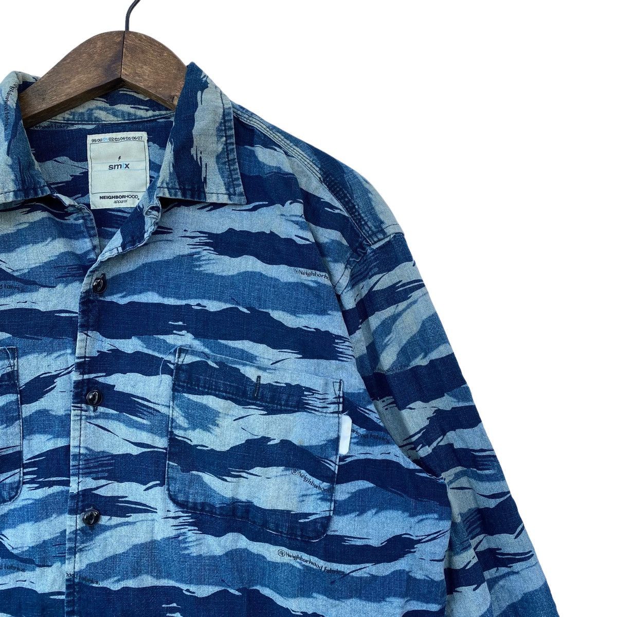 Neighborhood NEIGHBORHOOD TIGER STRIPES BUTTON UP SHIRT Size US L / EU 52-54 / 3 - 6 Thumbnail