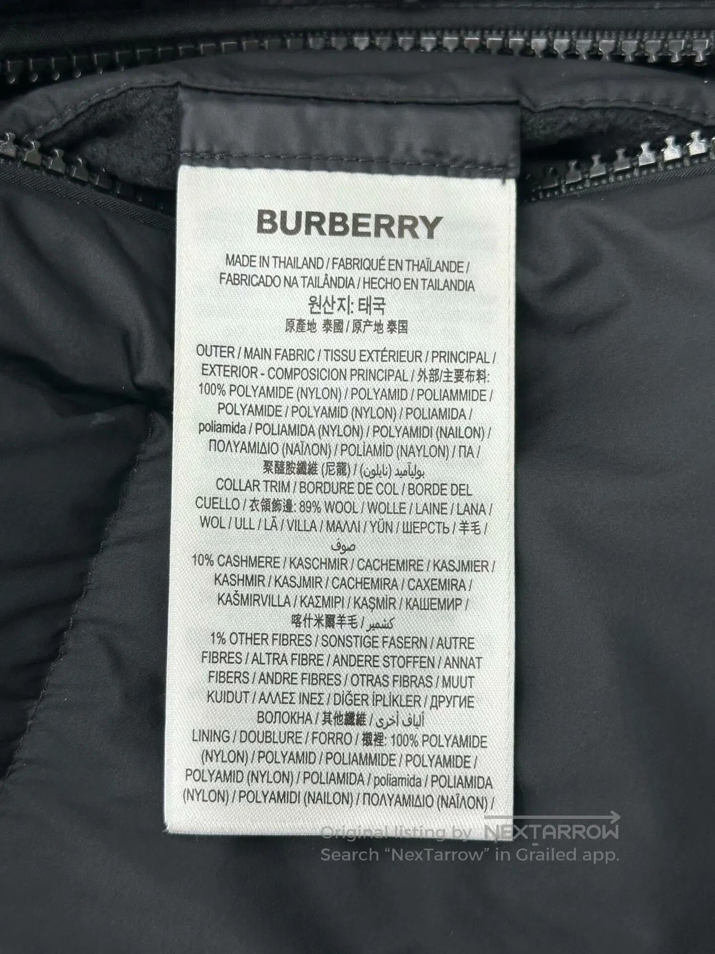 Burberry Burberry Black Short Zippered Down Jacket| Size XL / US 12-14 / IT 48-50 - 4 Thumbnail