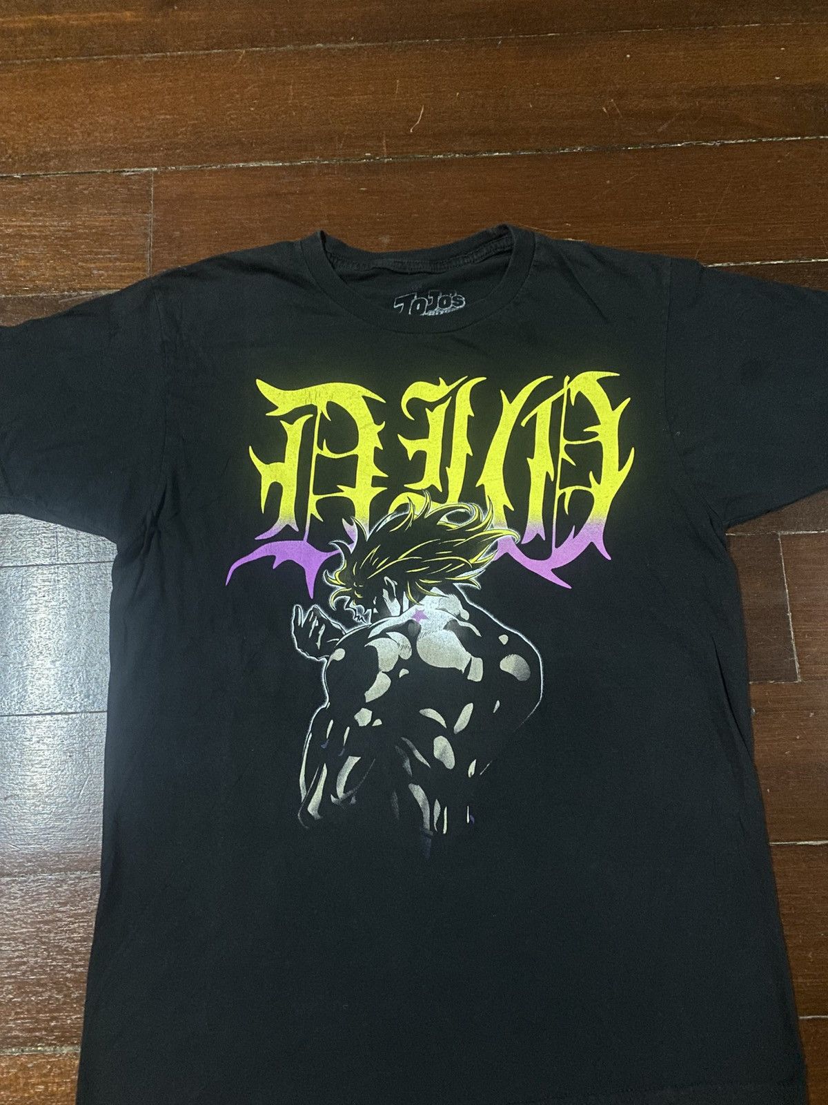 Anime JOJO'S BIZARRE ADVENTURE DIO BRANDO ANIME Y2K TEE Size US M / EU 48-50 / 2 - 3 Thumbnail