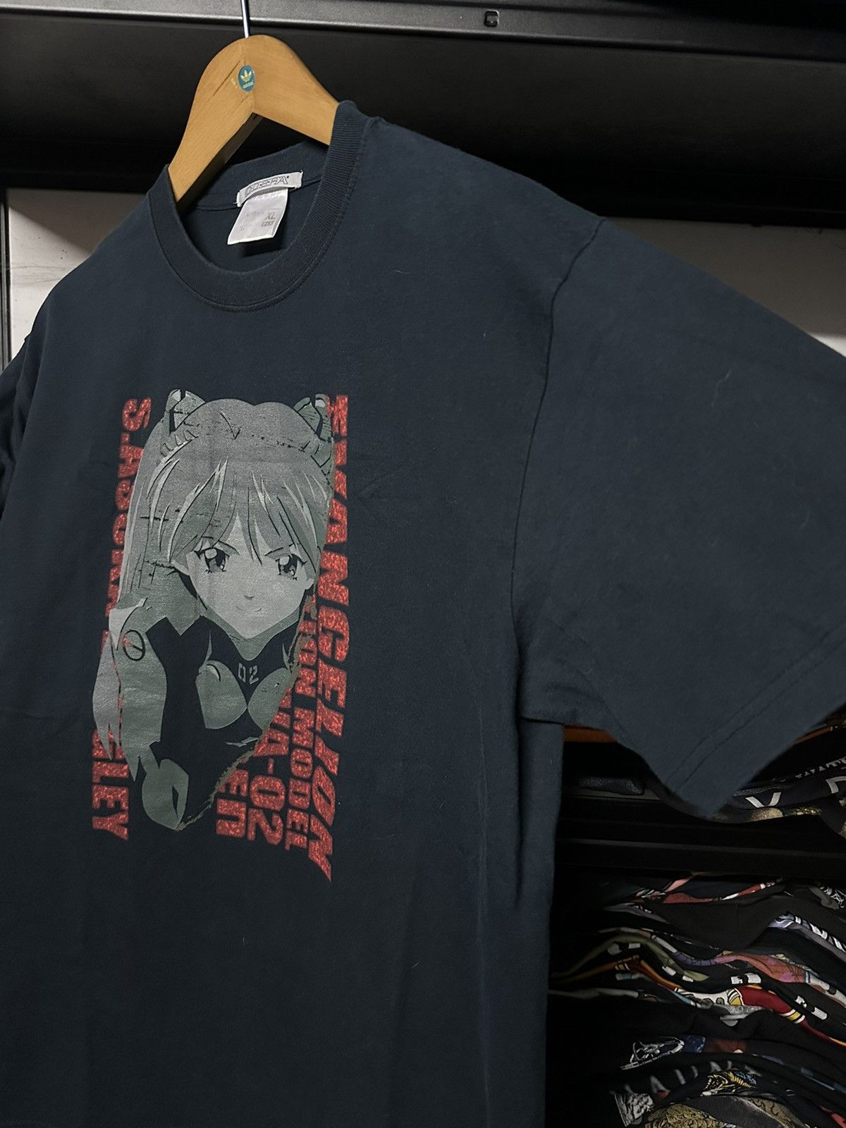 Anime Vintage Cospa Evangelion Rei Ayanami Anime Faded Tee Size US XL / EU 56 / 4 - 7 Thumbnail