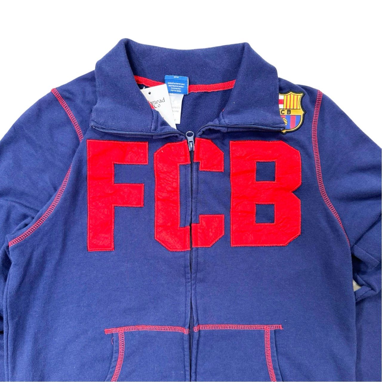 Vintage Vintage FC Barcelona Zip Up Soccer Sweater Size US M / EU 48-50 / 2 - 2 Thumbnail