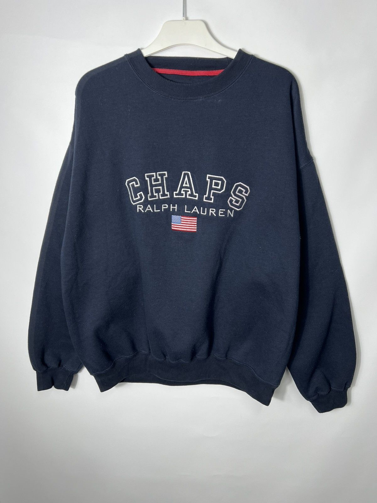 Chaps Ralph Lauren Vintage Chaps Ralph Lauren Y2K Big Logo Rare Sweatshirt Size US XL / EU 56 / 4 - 1 Thumbnail