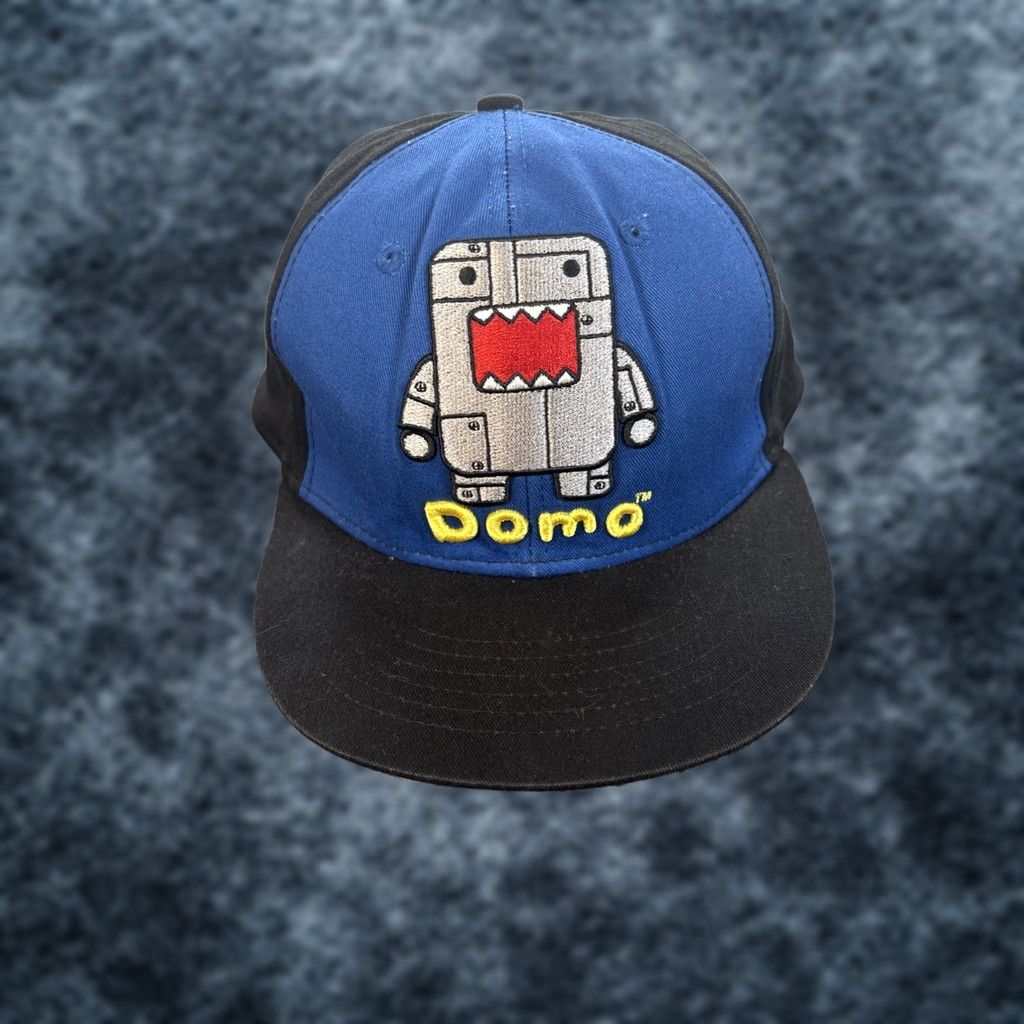Vintage VINTAGE Y2K Furry Domo SnapBack Hat Robot Robo Blue Graphic Adjustable Hat Mens One Size Brown Polyester Fur Size ONE SIZE - 1 Thumbnail