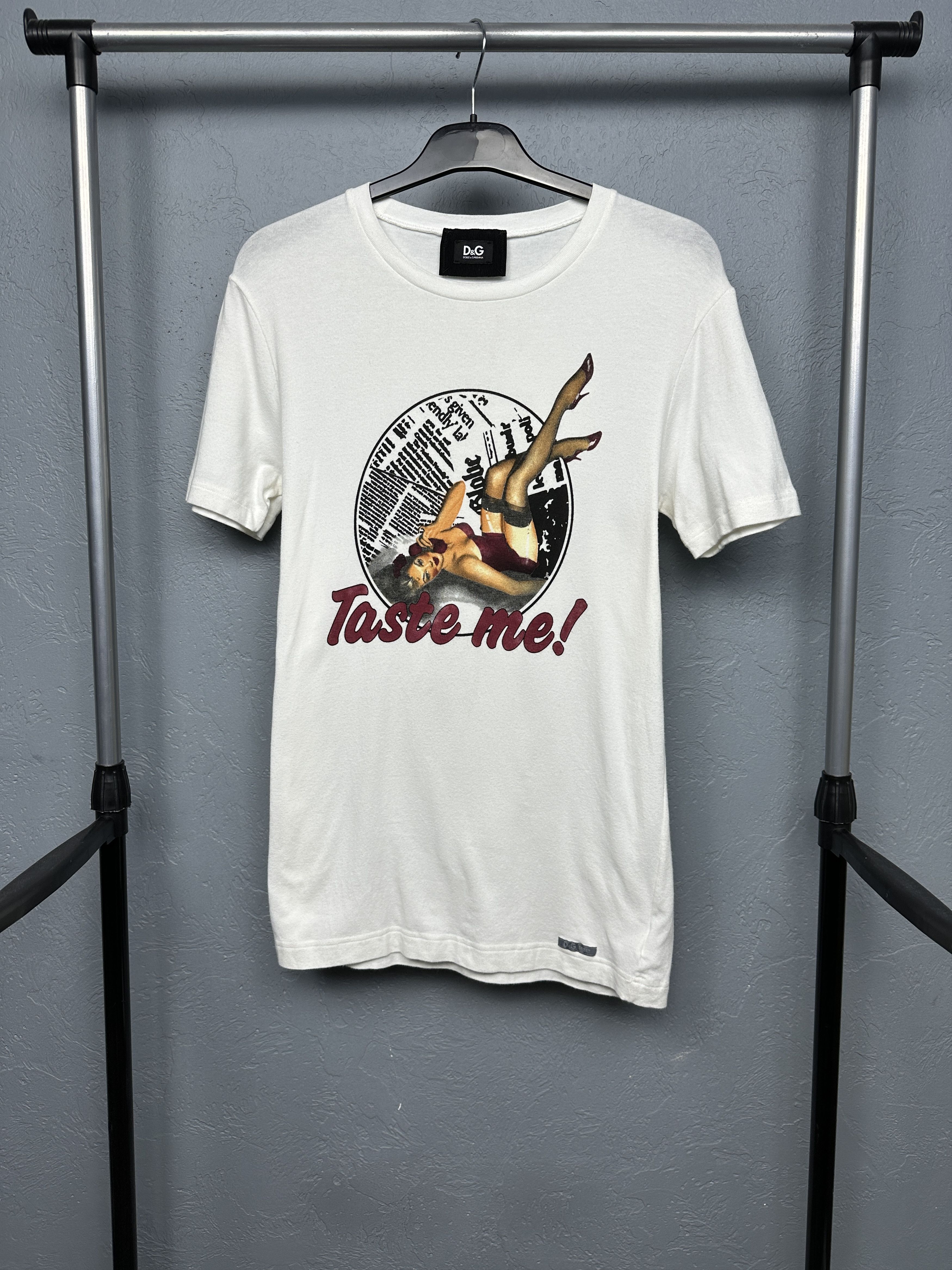 Dolce & Gabbana Dolce & Gabbana Taste Me Girl T-Shirt Tee Size US L / EU 52-54 / 3 - 1 Thumbnail
