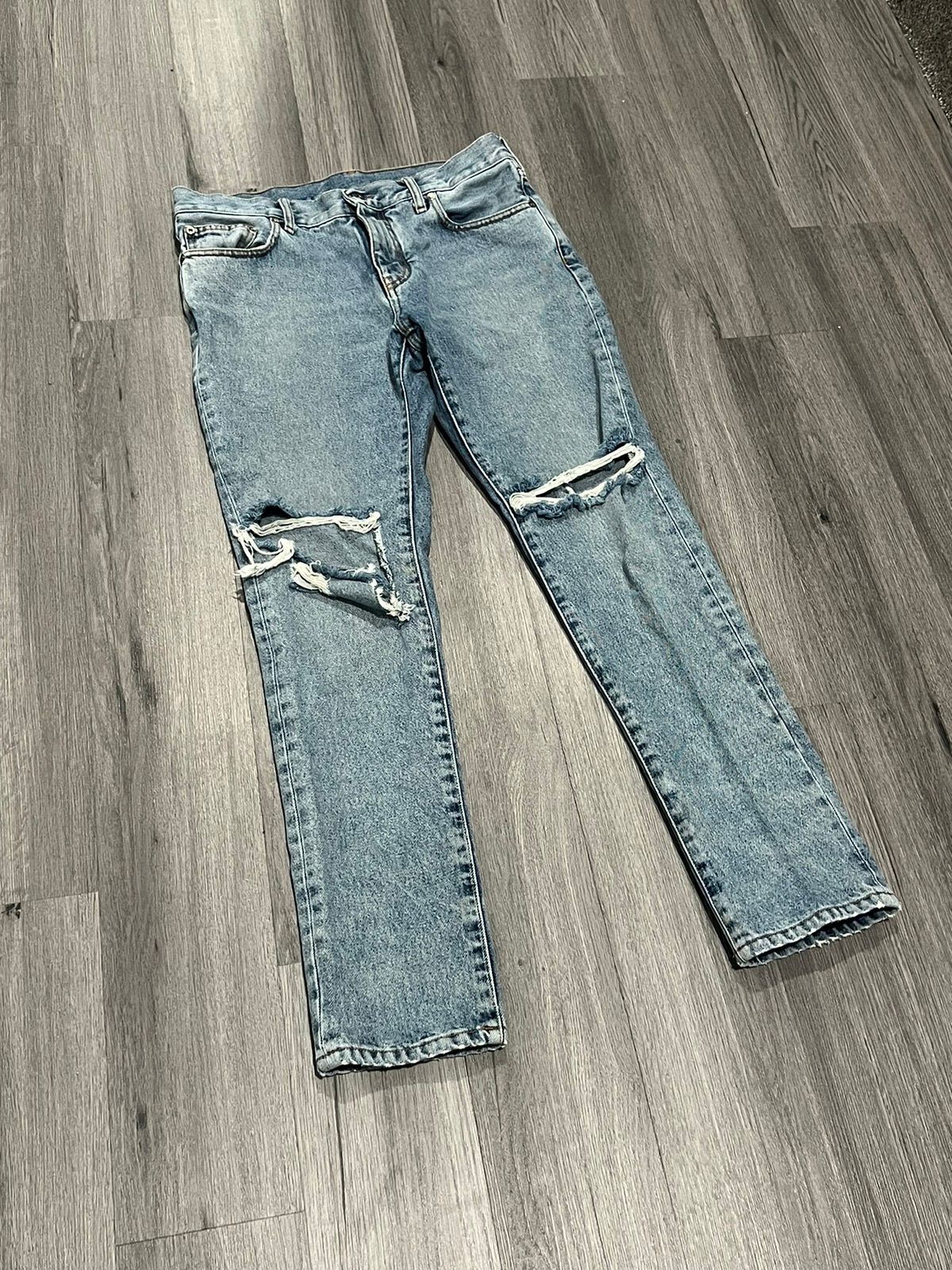Pre-owned Off-white Jeans In Denim