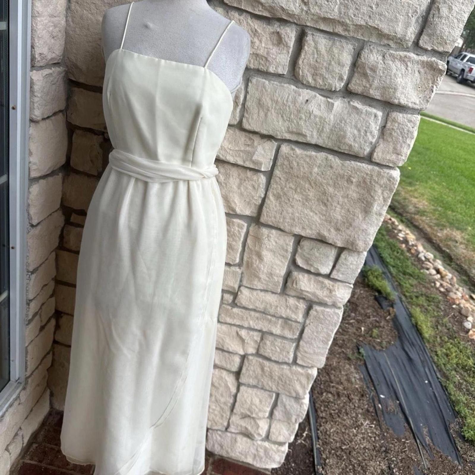 Other Cream dress #mididress vintage small Size S / US 4 / IT 40 - 1 Thumbnail