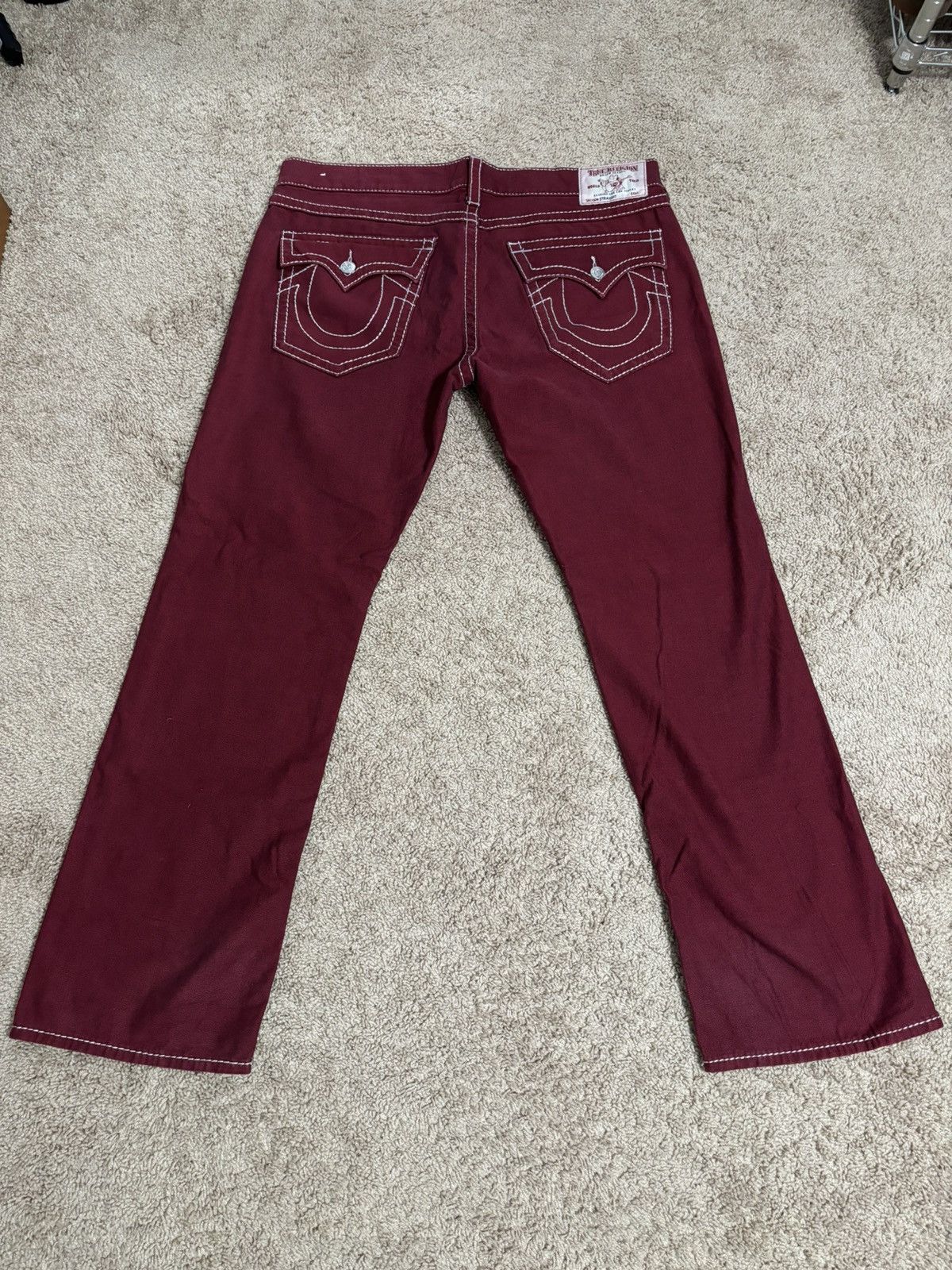 Burgundy true shops religion jeans