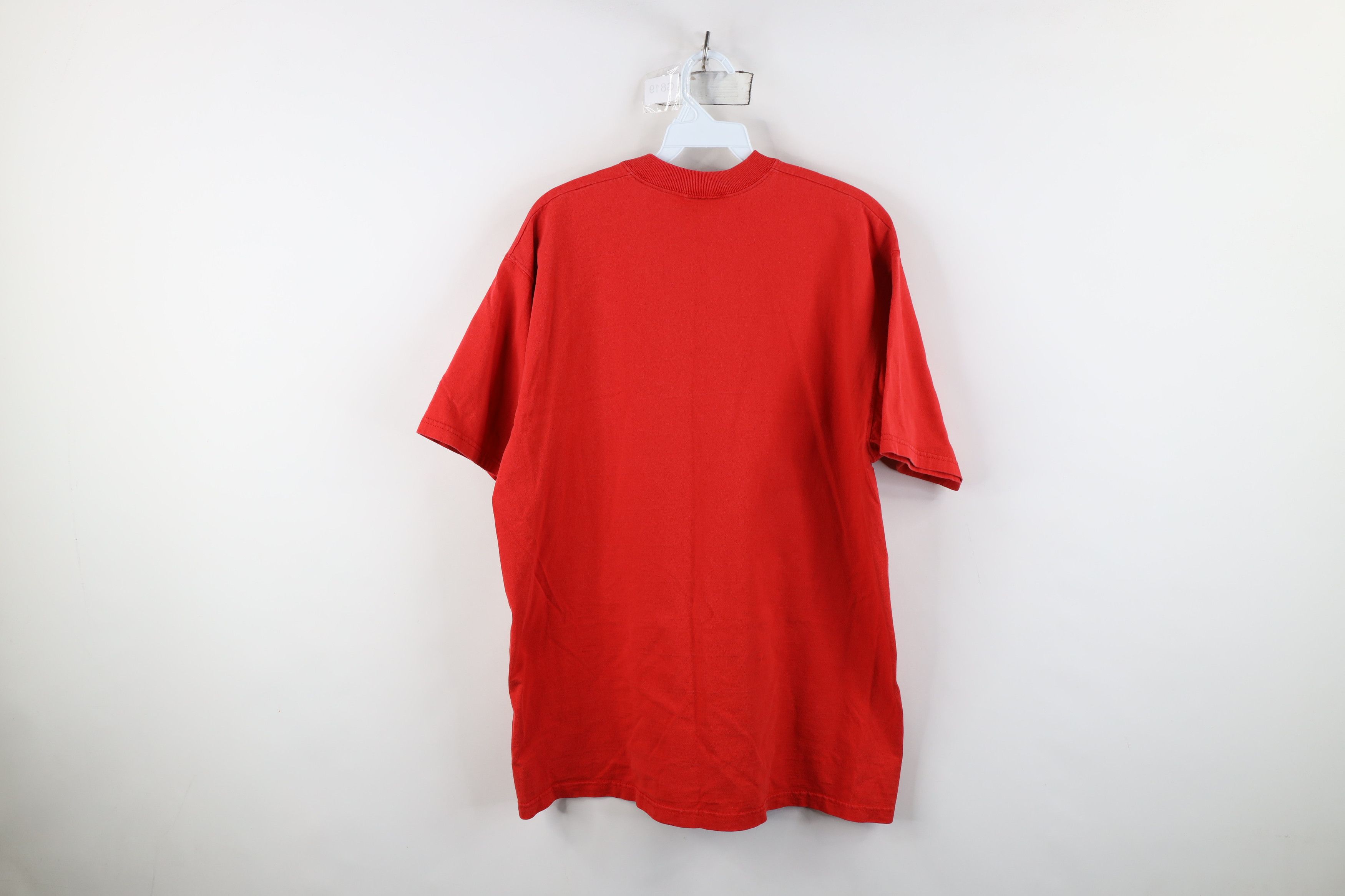 Vintage Vintage 90s Ohio State University Football T-Shirt Red Size US L / EU 52-54 / 3 - 10 Thumbnail