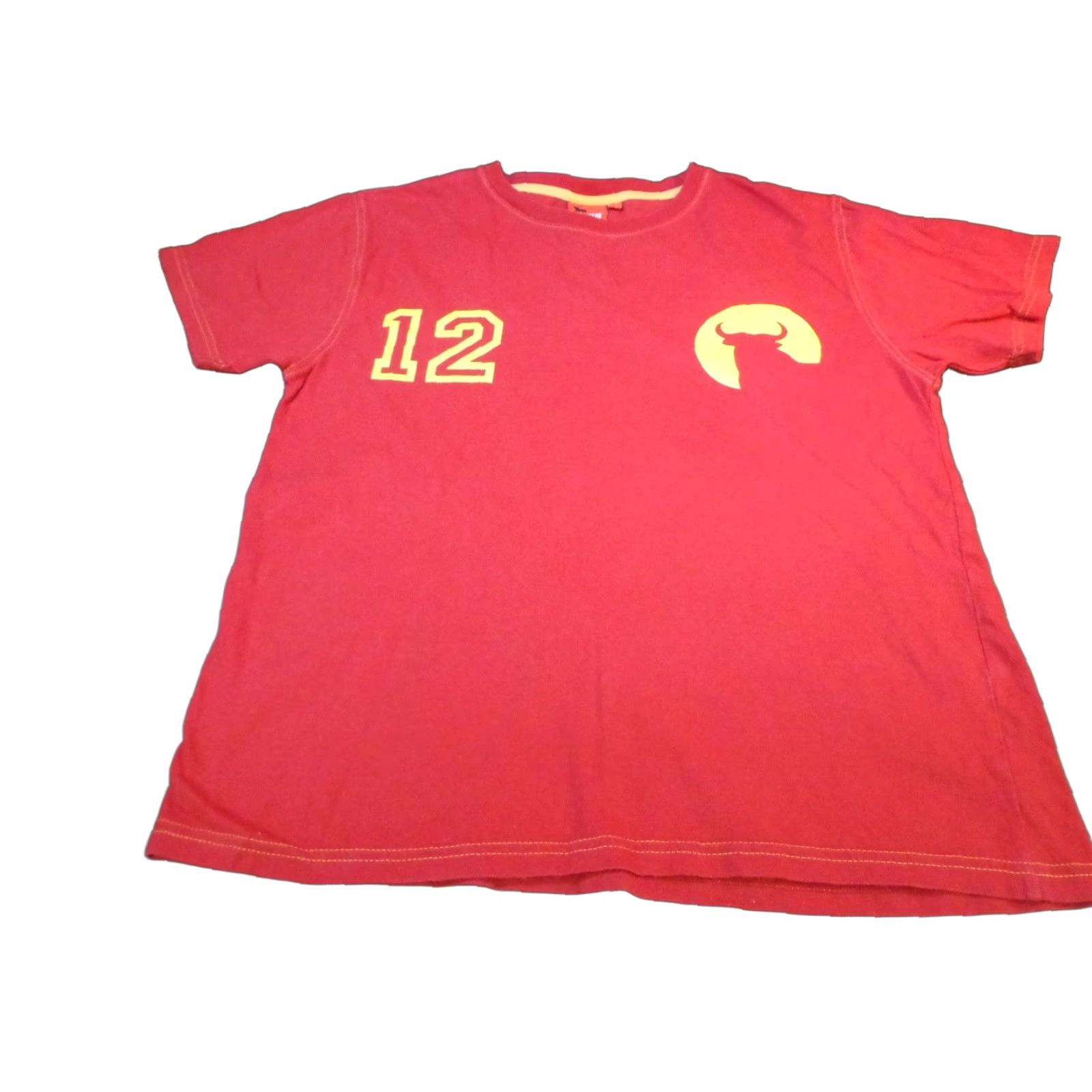 Vintage TORO #12 SPANISH BULL RED T SHIRT MEDIUM M18 T-Shirt Men Red Bull Shirts Crew Neck Short Sleeve 100% Cotton Modern TORO Bull Shirt M18 Mens Red Size US M / EU 48-50 / 2 - 1 Thumbnail