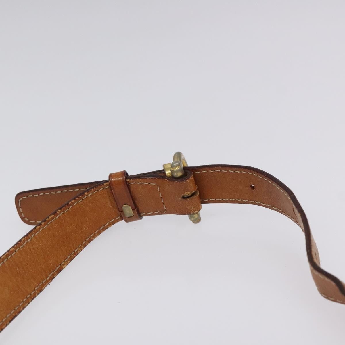 Celine CELINE Macadam Canvas Shoulder Bag Pvc Leather Brown Gold Size ONE SIZE - 8 Thumbnail
