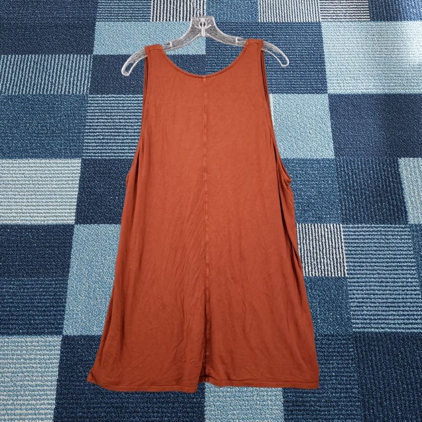 RVCA RVCA Dress Tank Orange L Womens A-Line Knits Sleeveless Scoop Neck Size L / US 10 / IT 46 - 1 Thumbnail