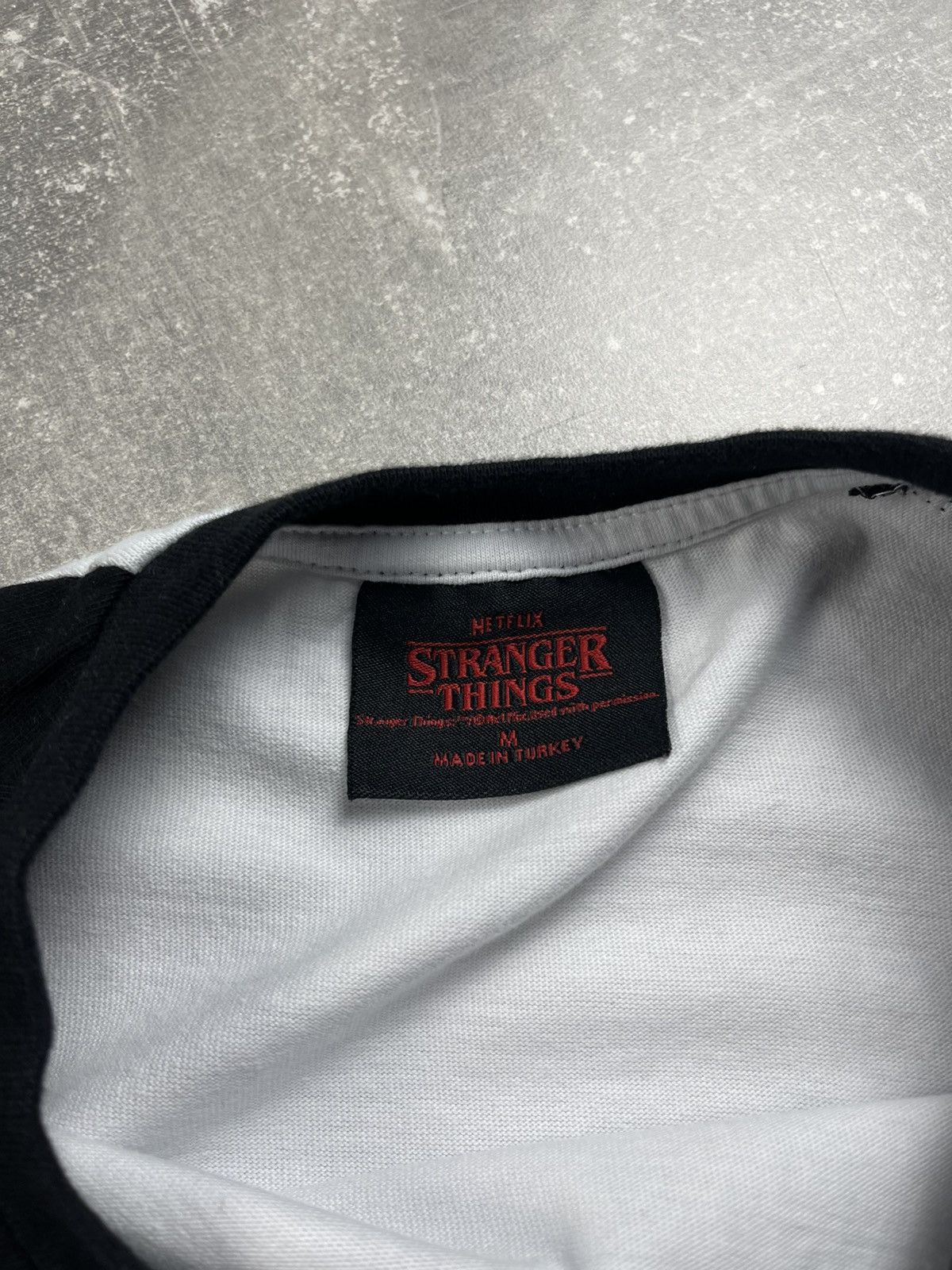 Other Stranger Things Hellfire Club Raglan Long Sleeve Graphic Tee Size US M / EU 48-50 / 2 - 6 Thumbnail