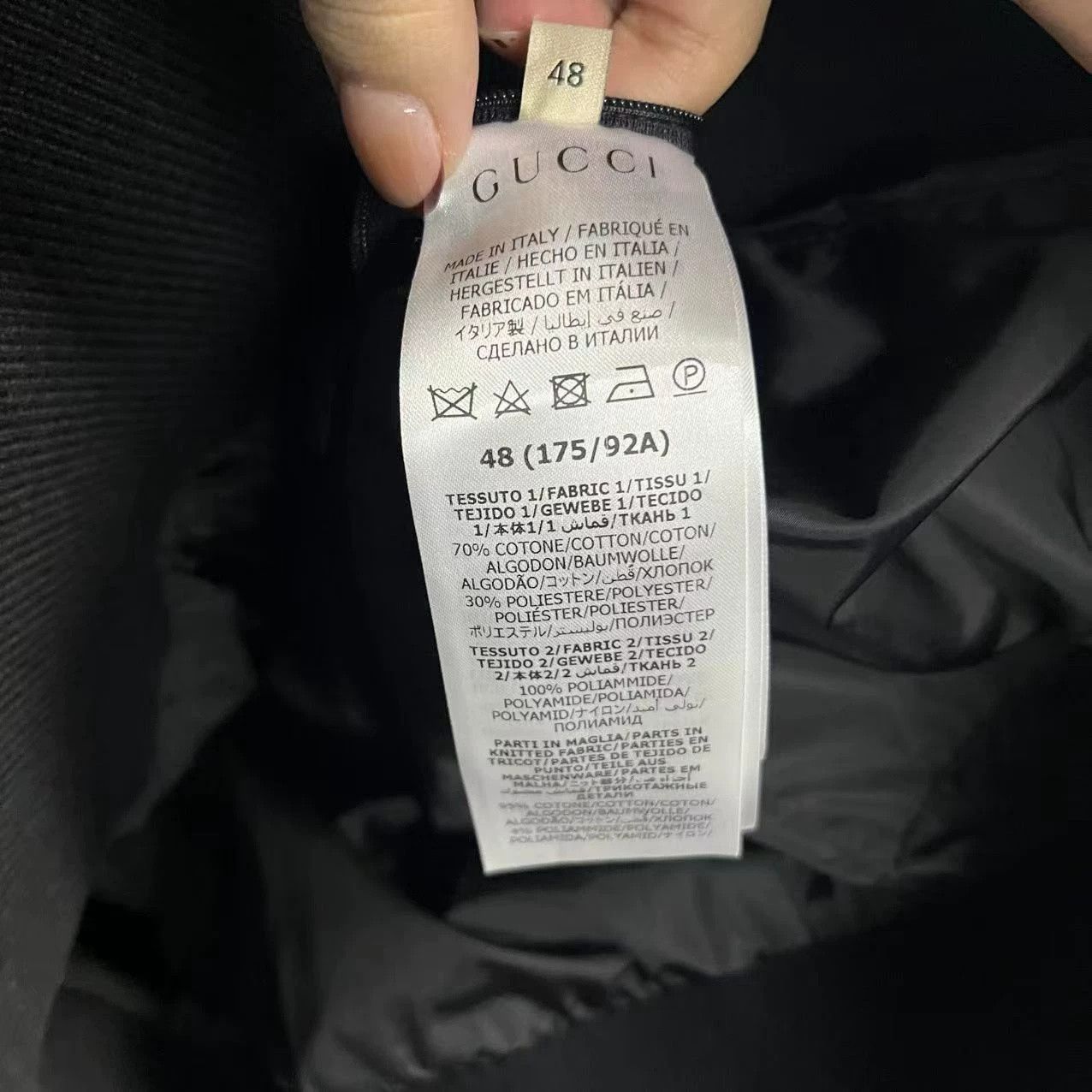 Gucci Gucci Black GG Logo All-Over Canvas Jacket Size US M / EU 48-50 / 2 - 3 Thumbnail