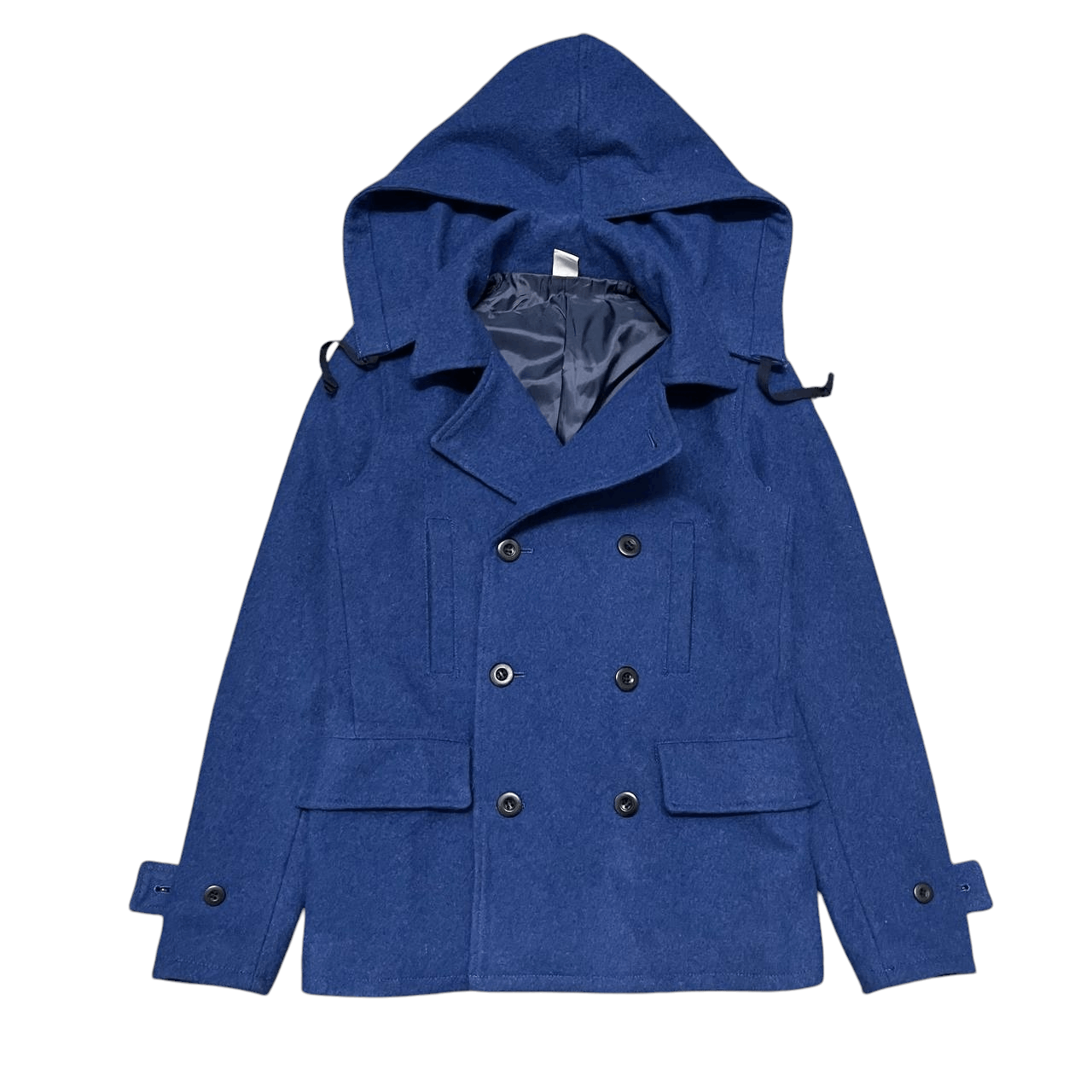 Pledge Pledge Wool Hooded Coat Double Breast Size US S / EU 44-46 / 1 - 1 Thumbnail