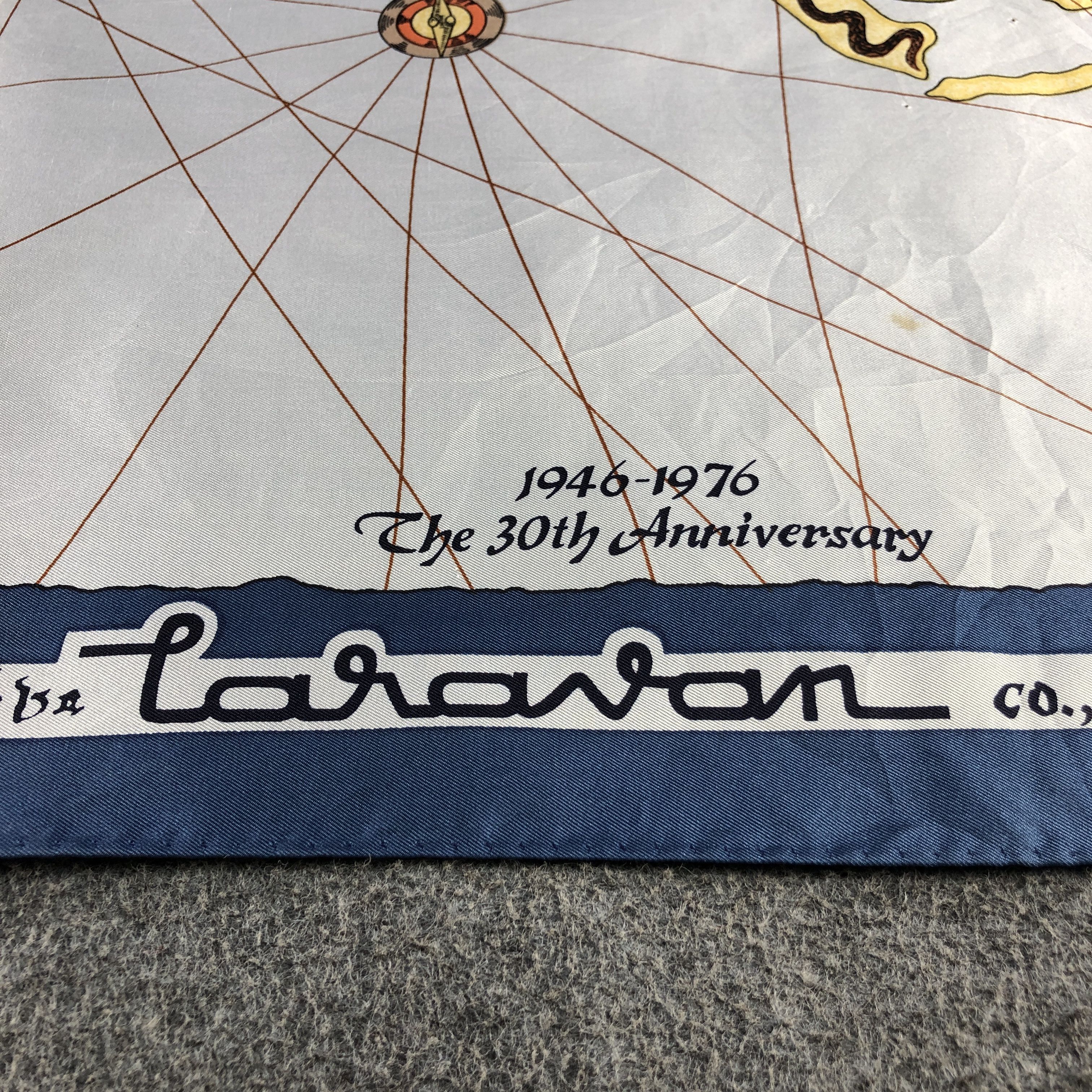 Vintage Vintage Silk Road Caravan Hand Rolled Silk Scarf M1326 Size ONE SIZE - 4 Thumbnail