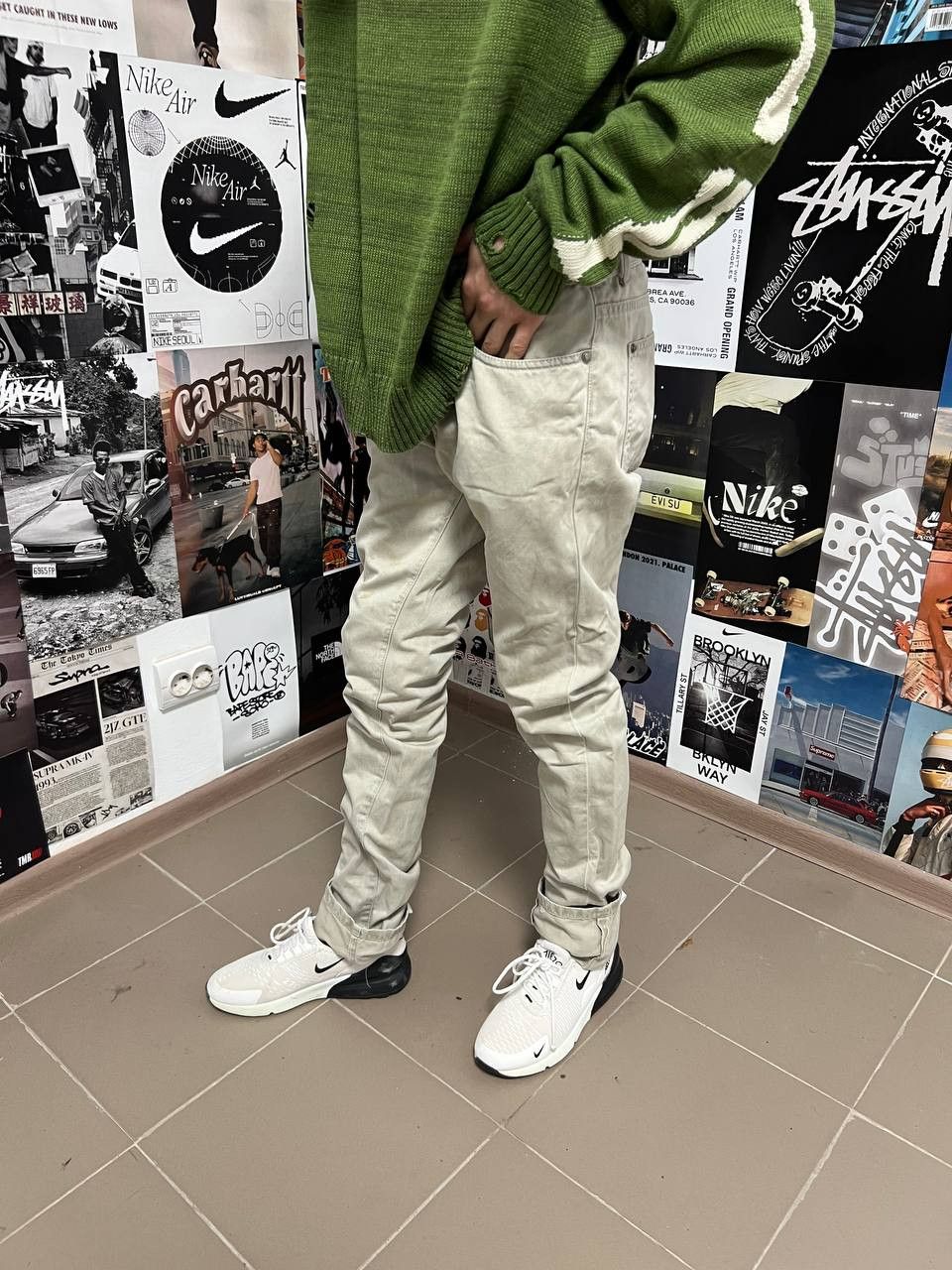 image of Balenciaga Denim Jeans By Demna White 2013 Size 31, Men's