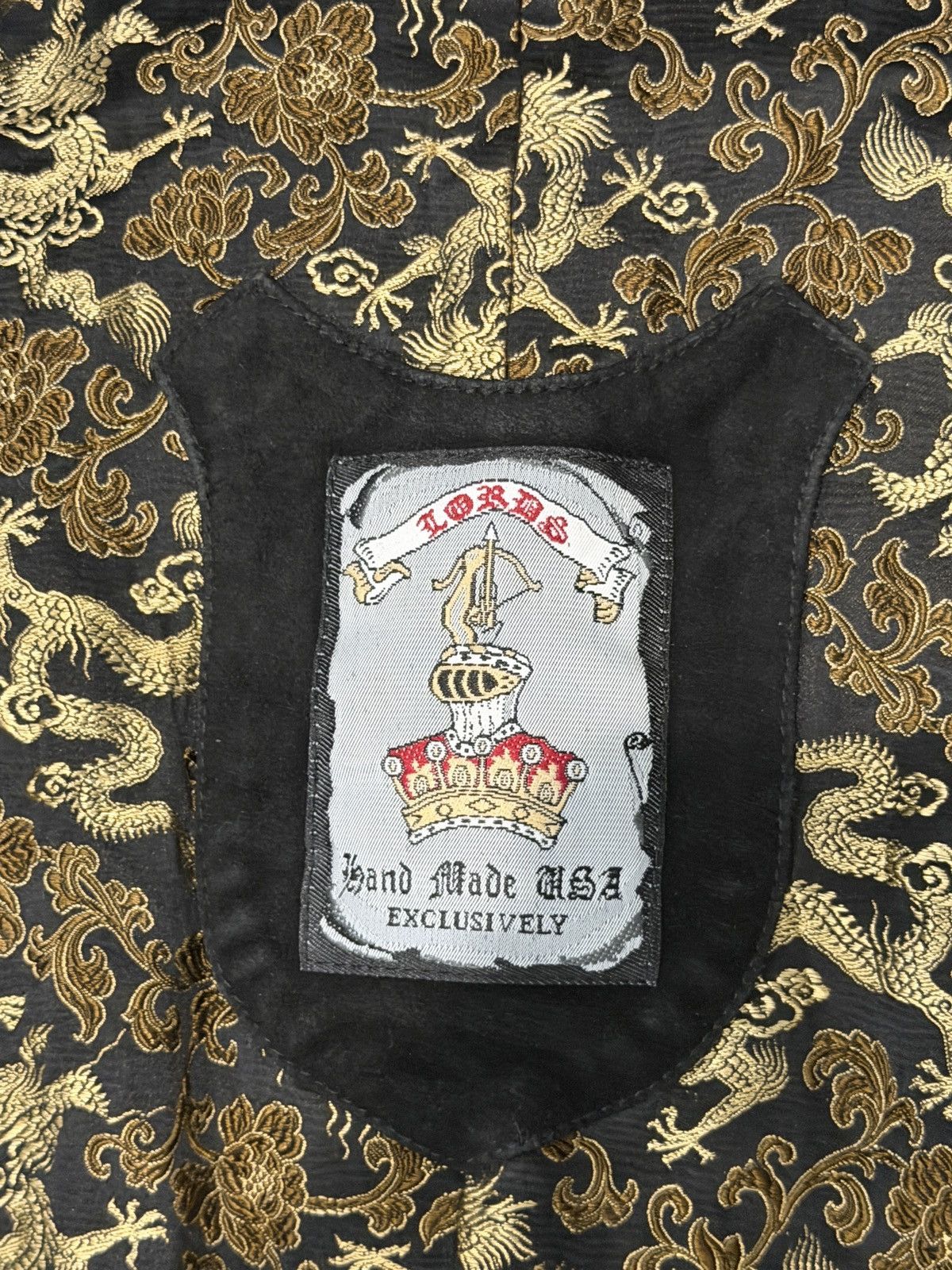 Other LORDS OF LA HANDMADE SUEDE JACKET Size 38R - 5 Thumbnail