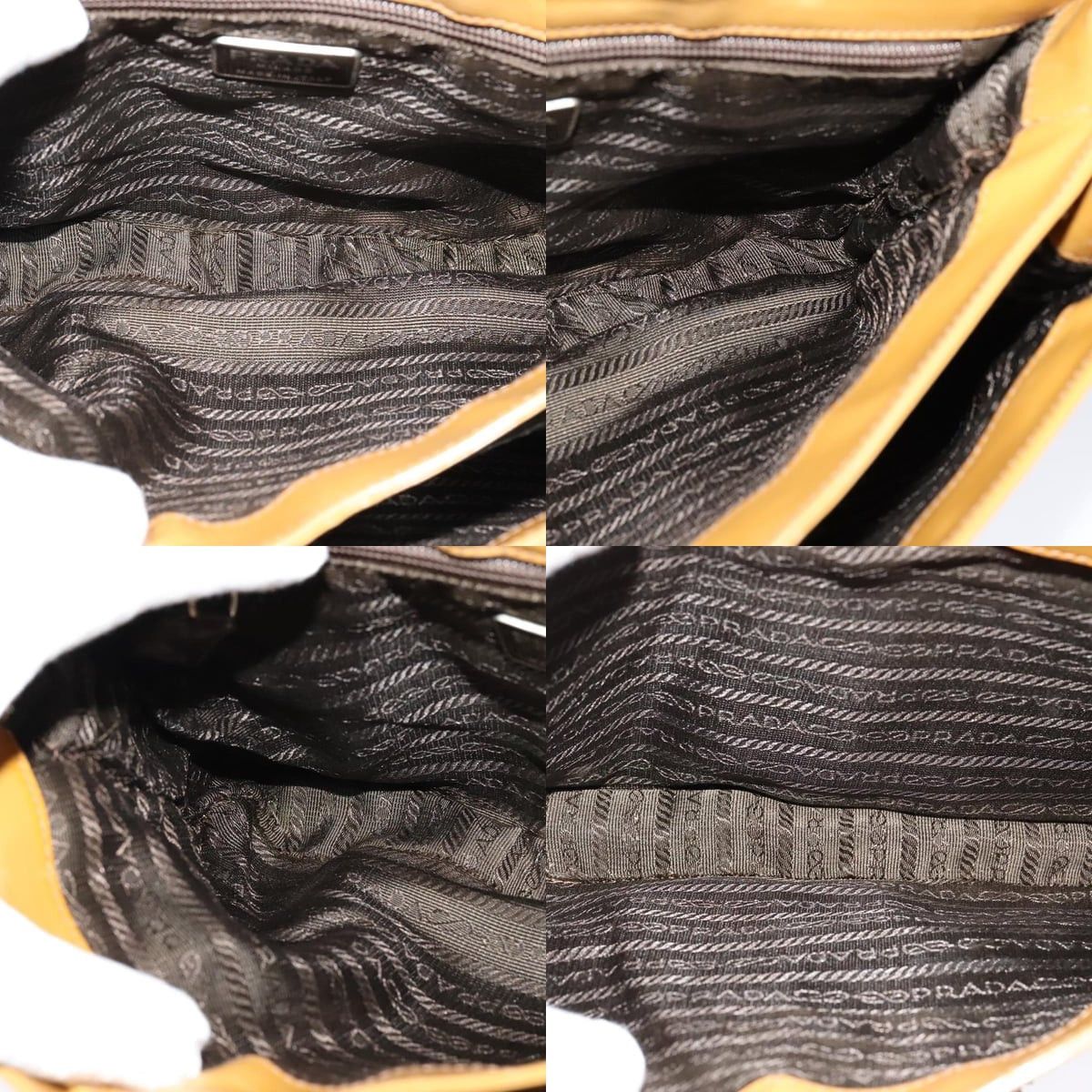 Prada PRADA Shoulder Bag Enamel Beige Silver Size ONE SIZE - 12 Thumbnail