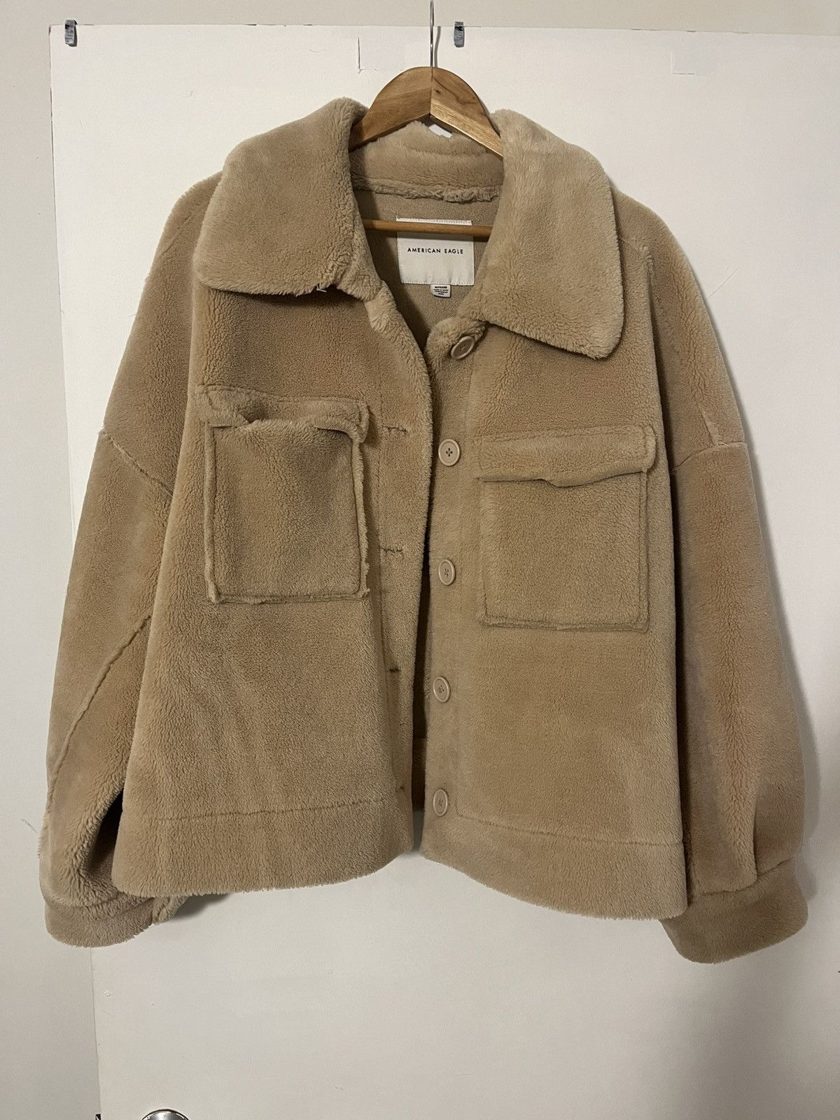 American Eagle Outfitters American Eagle Sherpa Coat Size US L / EU 52-54 / 3 - 1 Thumbnail