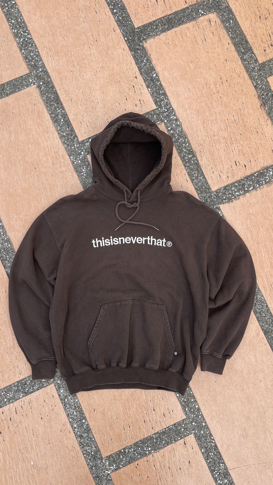 thisisneverthat THISISNEVERTHAT BROWN HOODIE Size US L / EU 52-54 / 3 - 1 Thumbnail