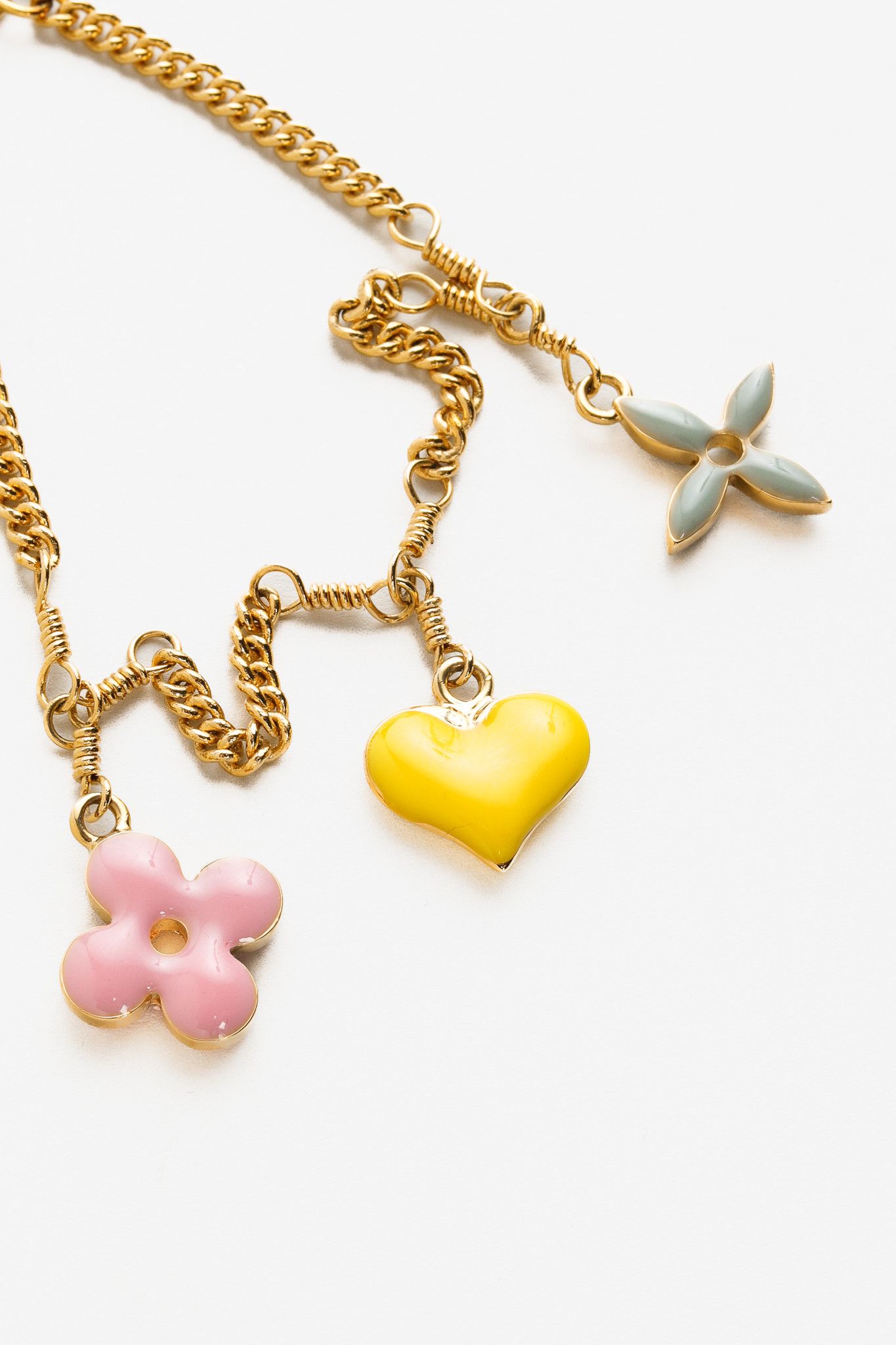 Louis Vuitton Louis Vuitton Sweet Monogram Gold-Tone Charm Bracelet Size ONE SIZE - 2 Thumbnail