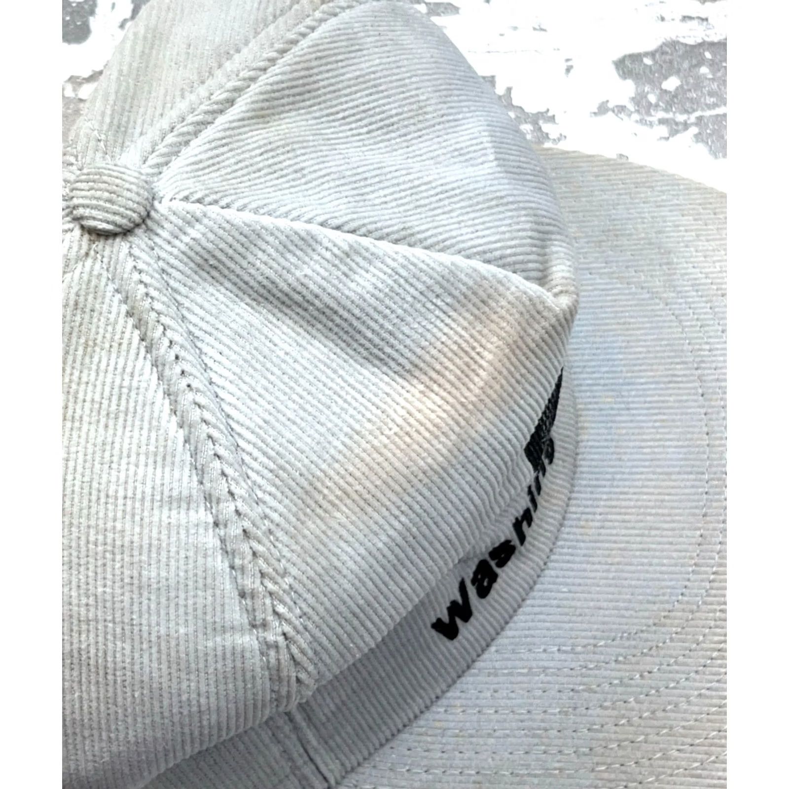Vintage VINTAGE Washington Corduroy Trucker Hat Cap 80s USA Steel Snap Back Gray Size ONE SIZE - 4 Thumbnail