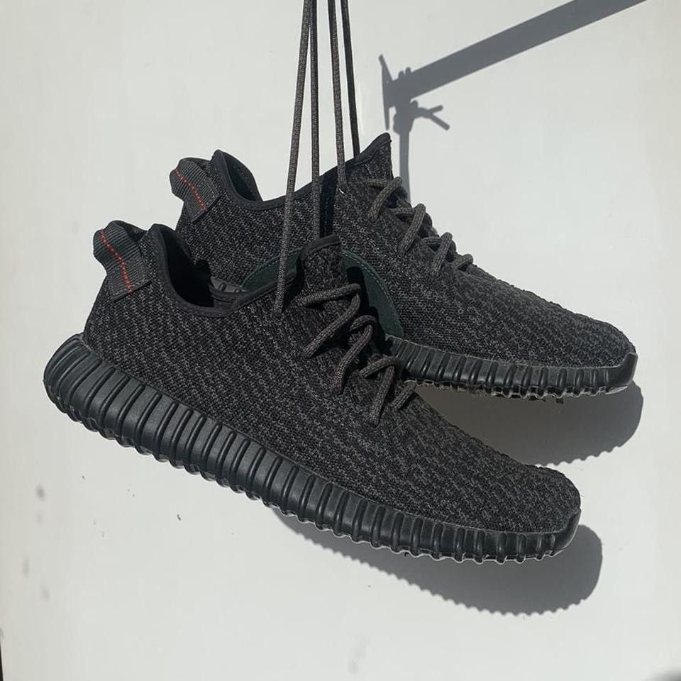Adidas × Yeezy Adidas Yeezy Boost 350 Pirate Black 2015 - US9 Size US 9 / EU 42 - 1 Thumbnail