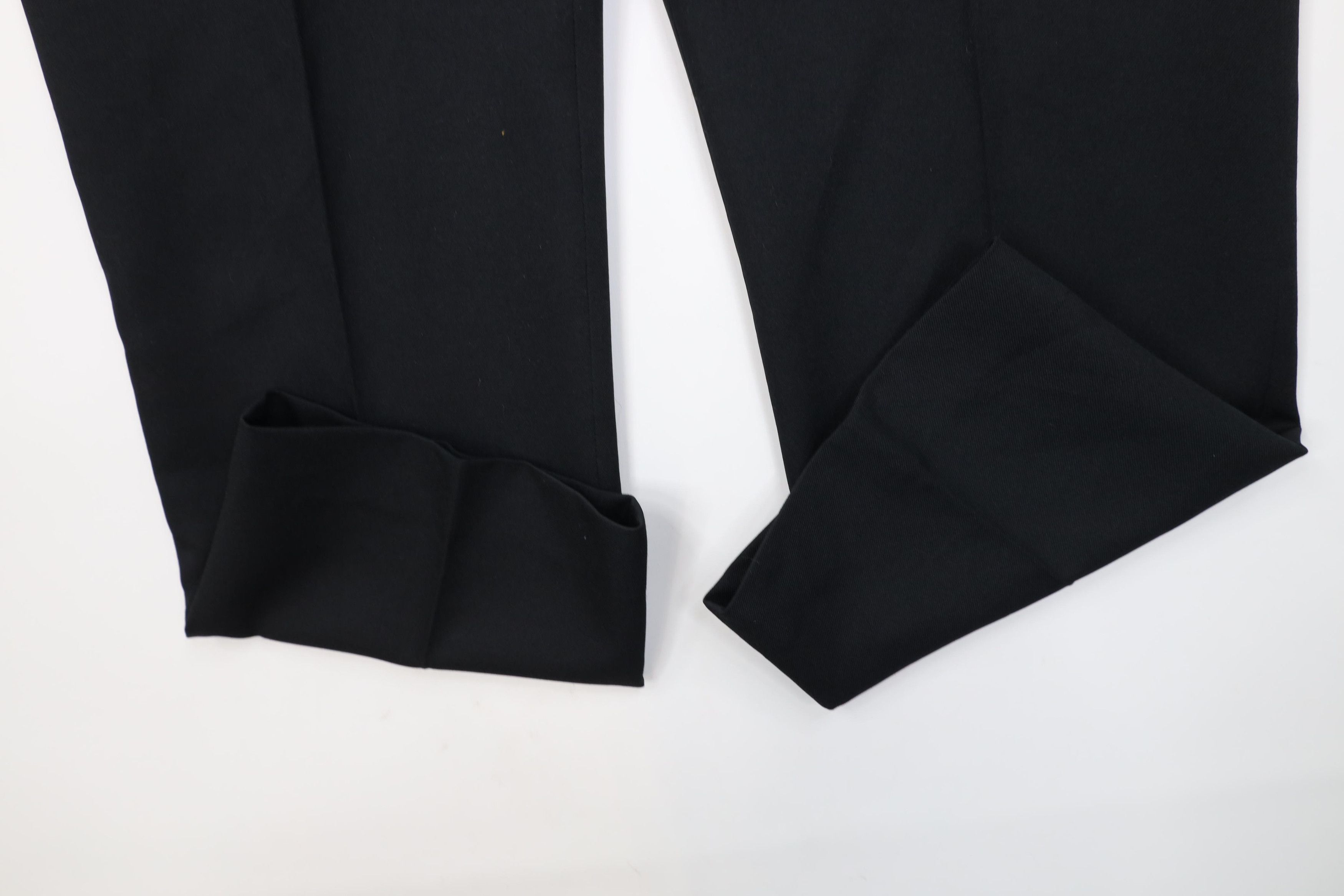 Vintage Vintage 70s Streetwear Flared Wide Leg Chino Pants Black USA Size US 38 / EU 54 - 5 Thumbnail