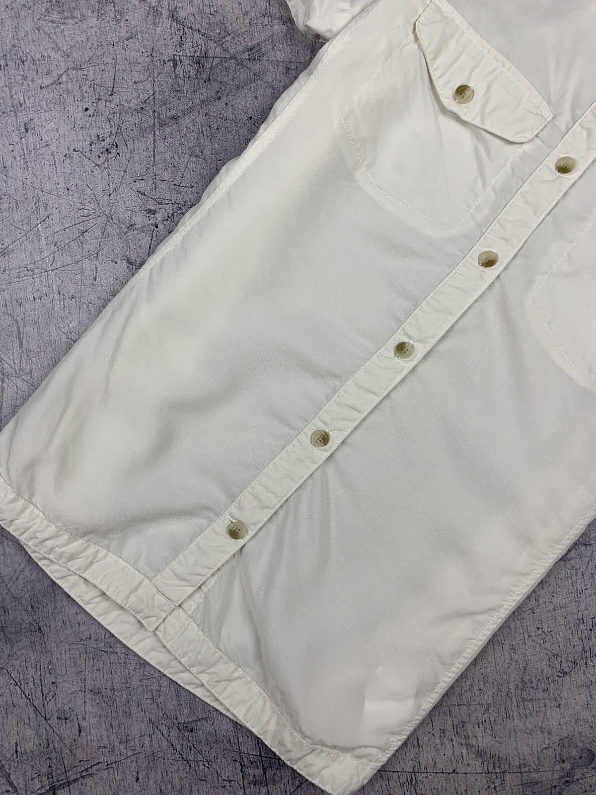 Fjallraven Fjallraven Shirt Short Sleeve Size XS White Outdoor Gorpcore Size XS / US 0-2 / IT 36-38 - 3 Thumbnail