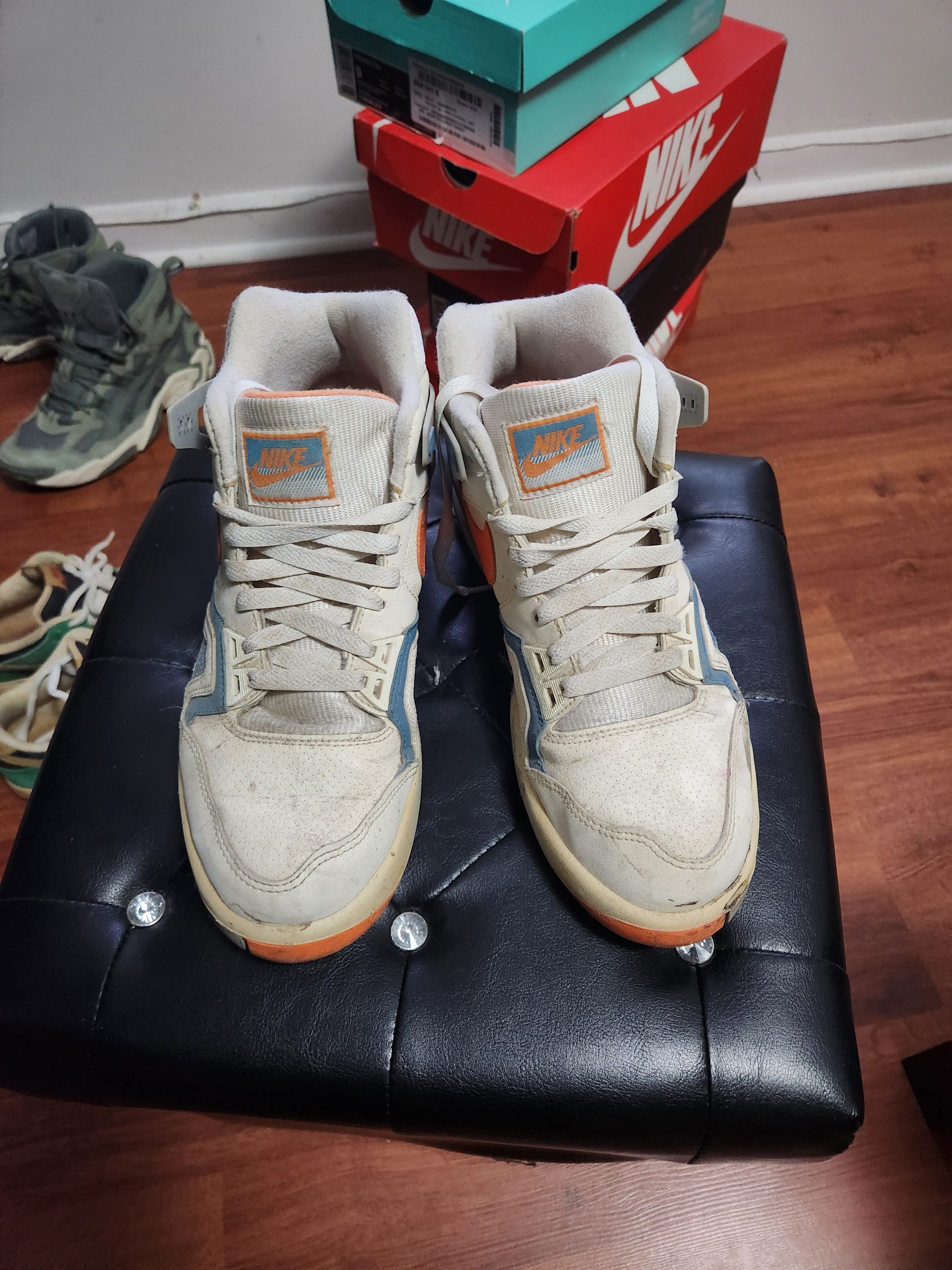 image of Nike Air Tech Challenge Ii "blue Clay" Shoes, Men's (Size 9)